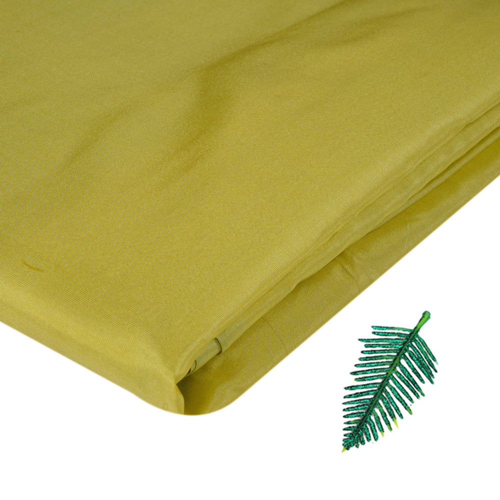 Lemon Green Color Bangalore Silk Fabric