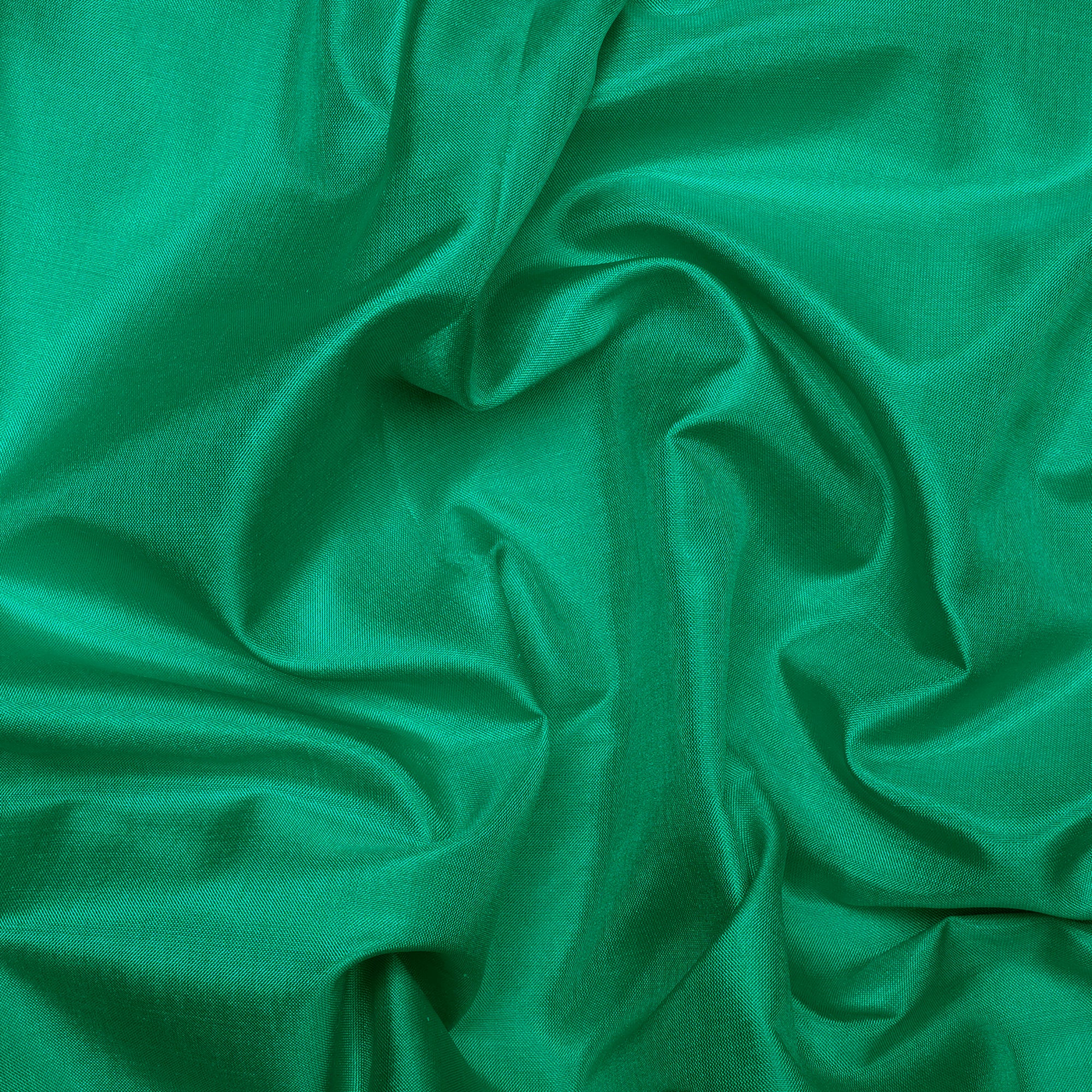 Green Color Bangalore Silk Fabric
