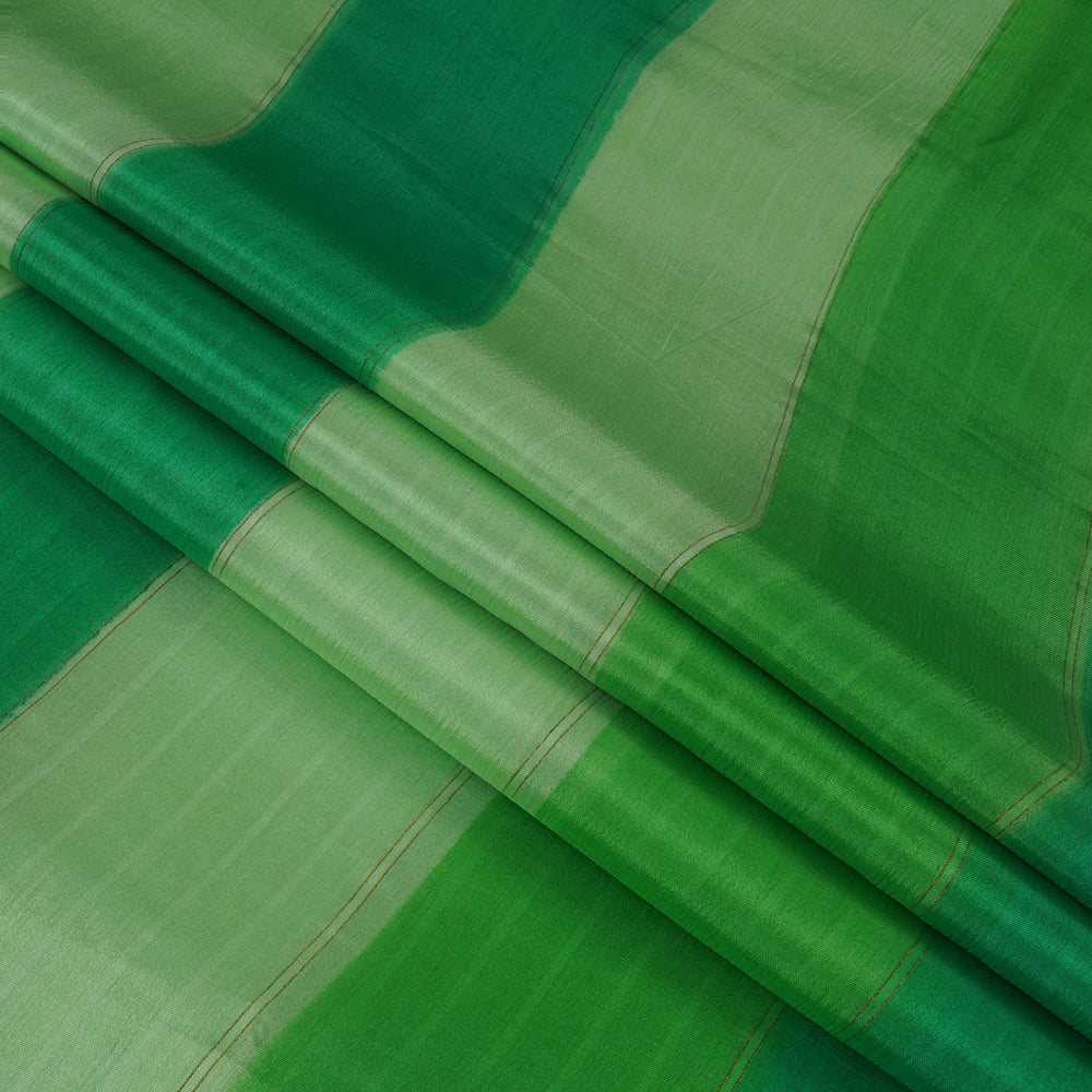Green Color Satin Silk Fabric