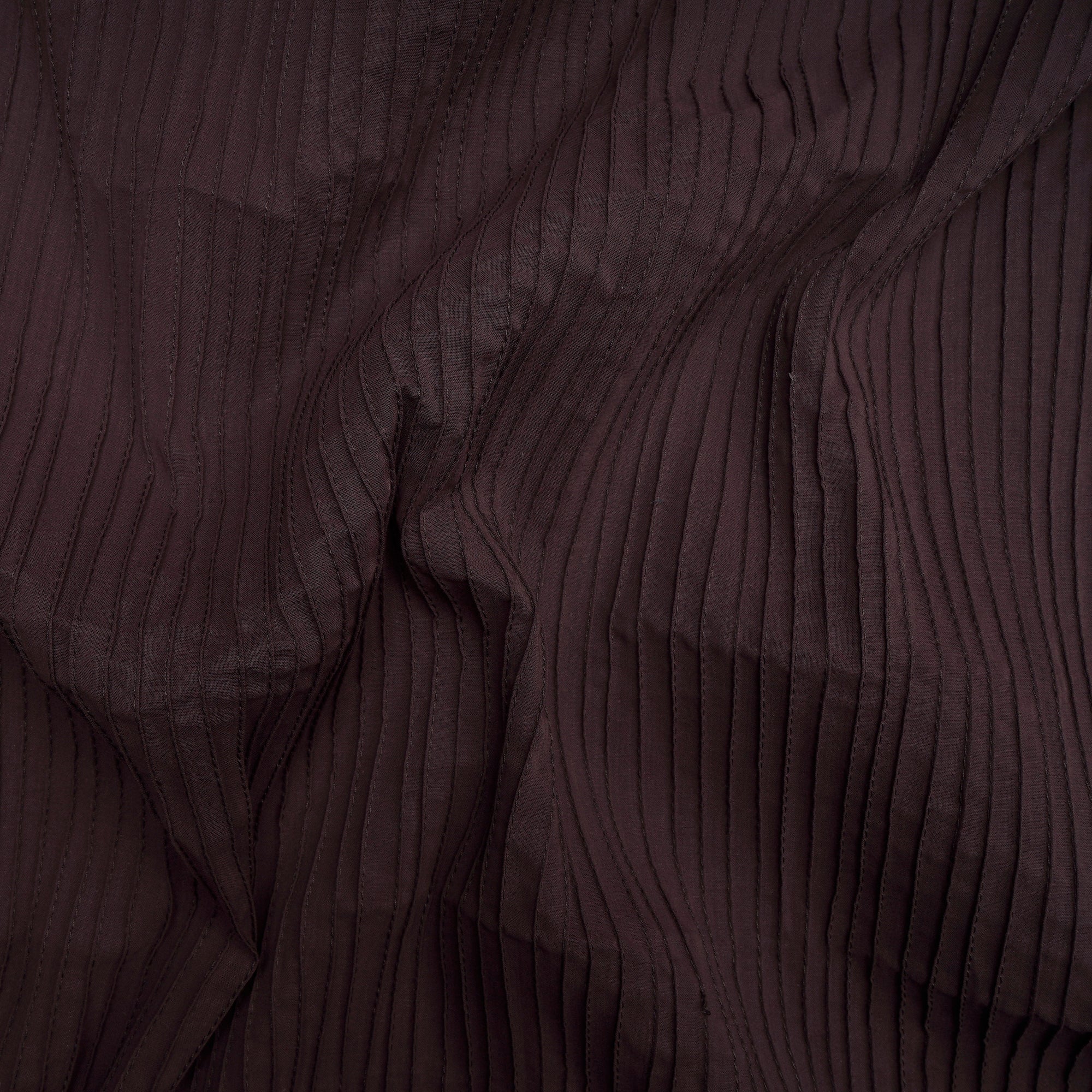 Shale Pintuck Pattern High Twist Cotton Voile Fabric