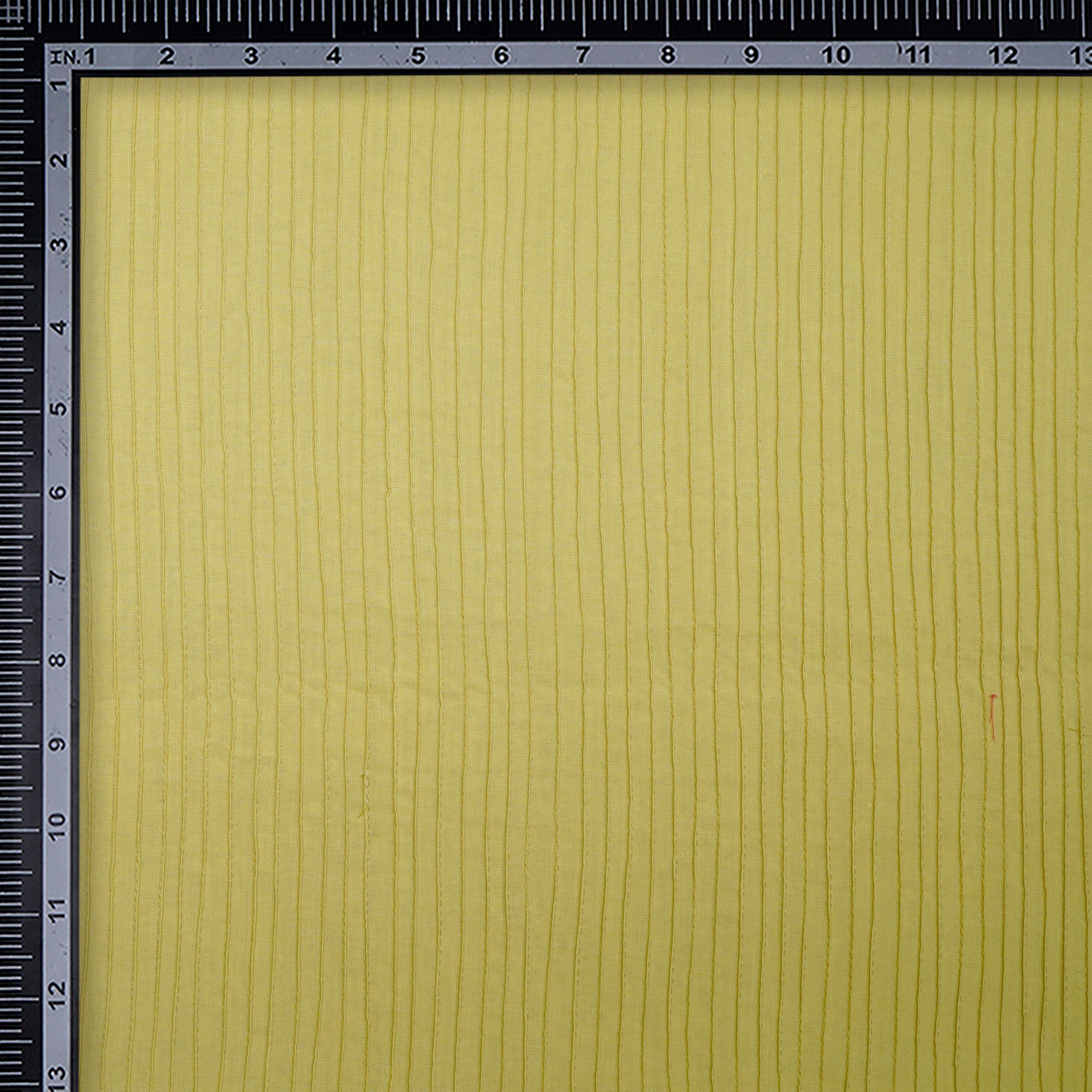 Lemon Grass Pintuck Pattern High Twist Cotton Voile Fabric