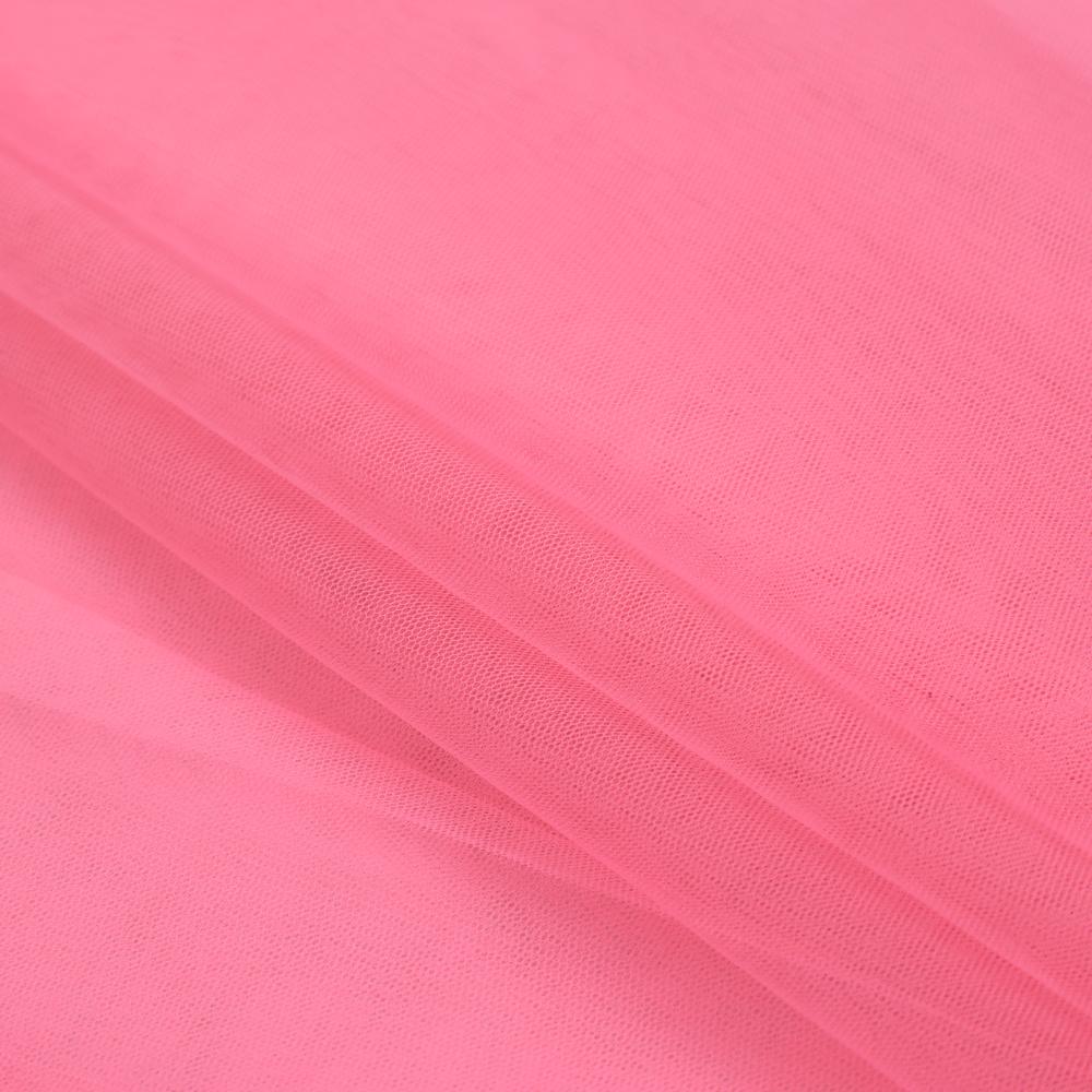 Light Pink Color Nylon Butterfly Net Fabric