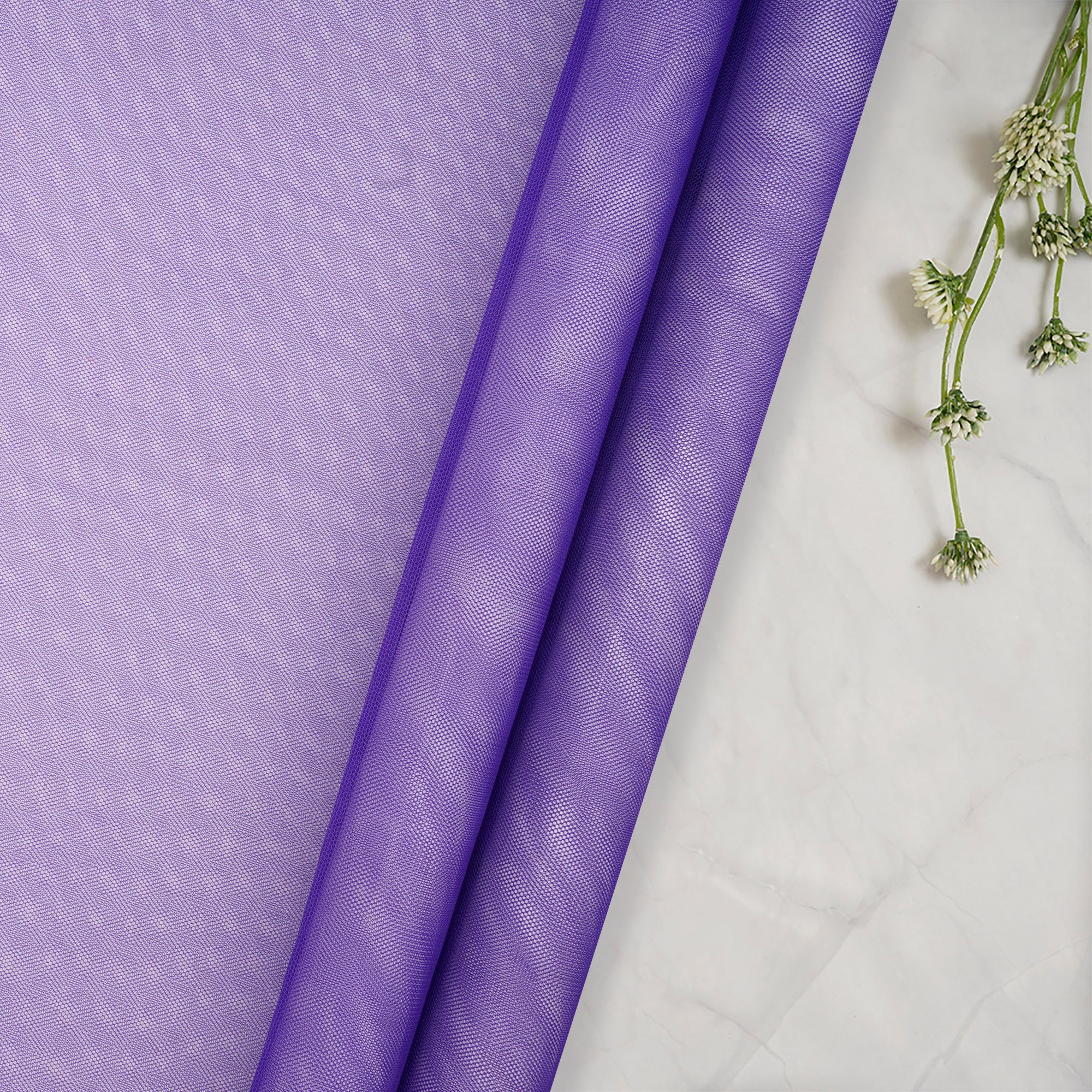 Violet Color Nylon Butterfly Net Fabric