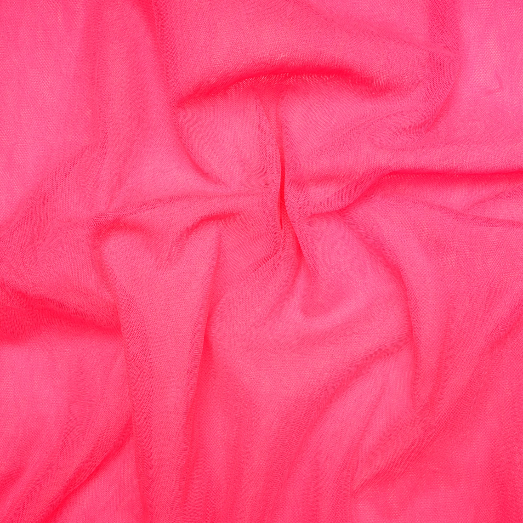 Fluorescent Pink Color Nylon Butterfly Net Fabric
