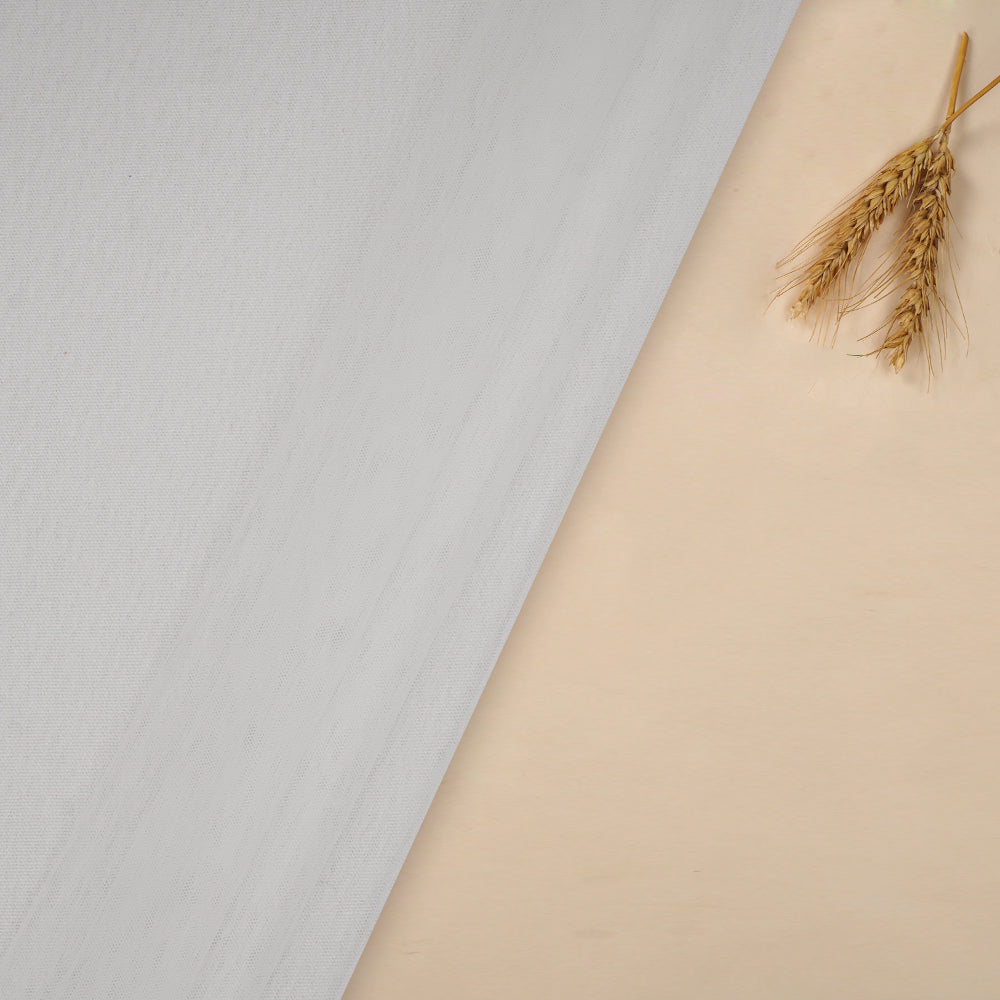 White Color Nylon Net Dyeable Fabric