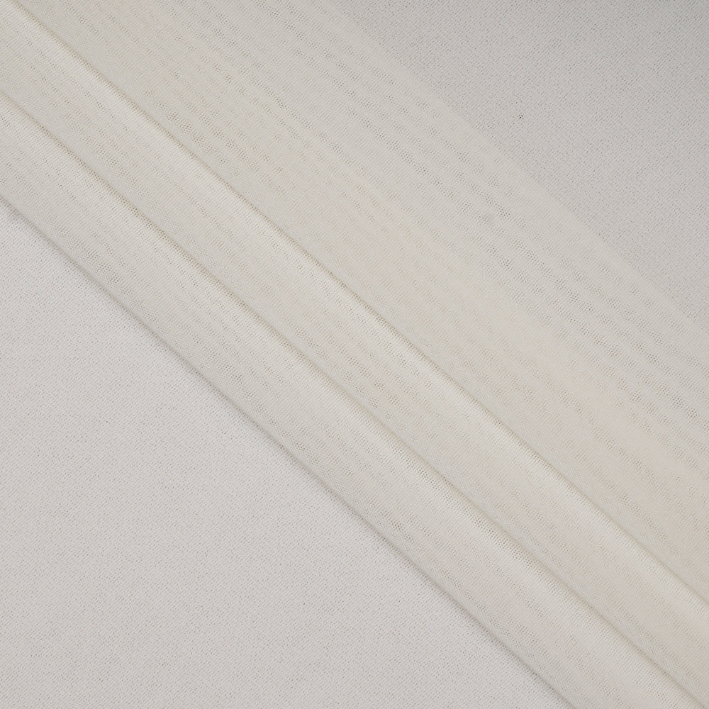 Off White Color Nylon Lycra Dyeable Fabric