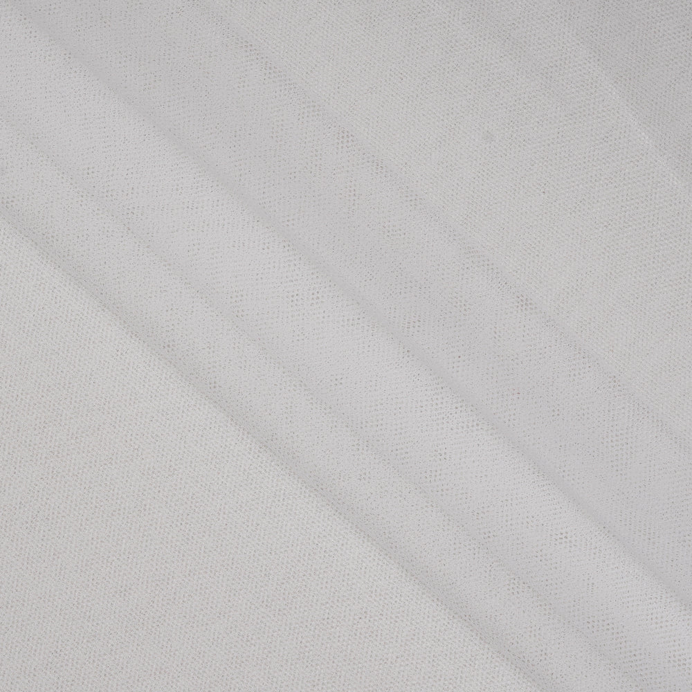 White Color Nylon Net Dyeable Fabric