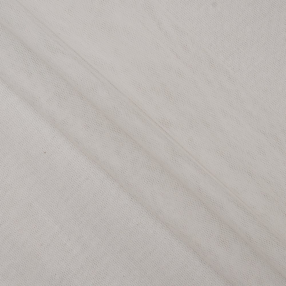 White Color Nylon Net Dyeable Fabric