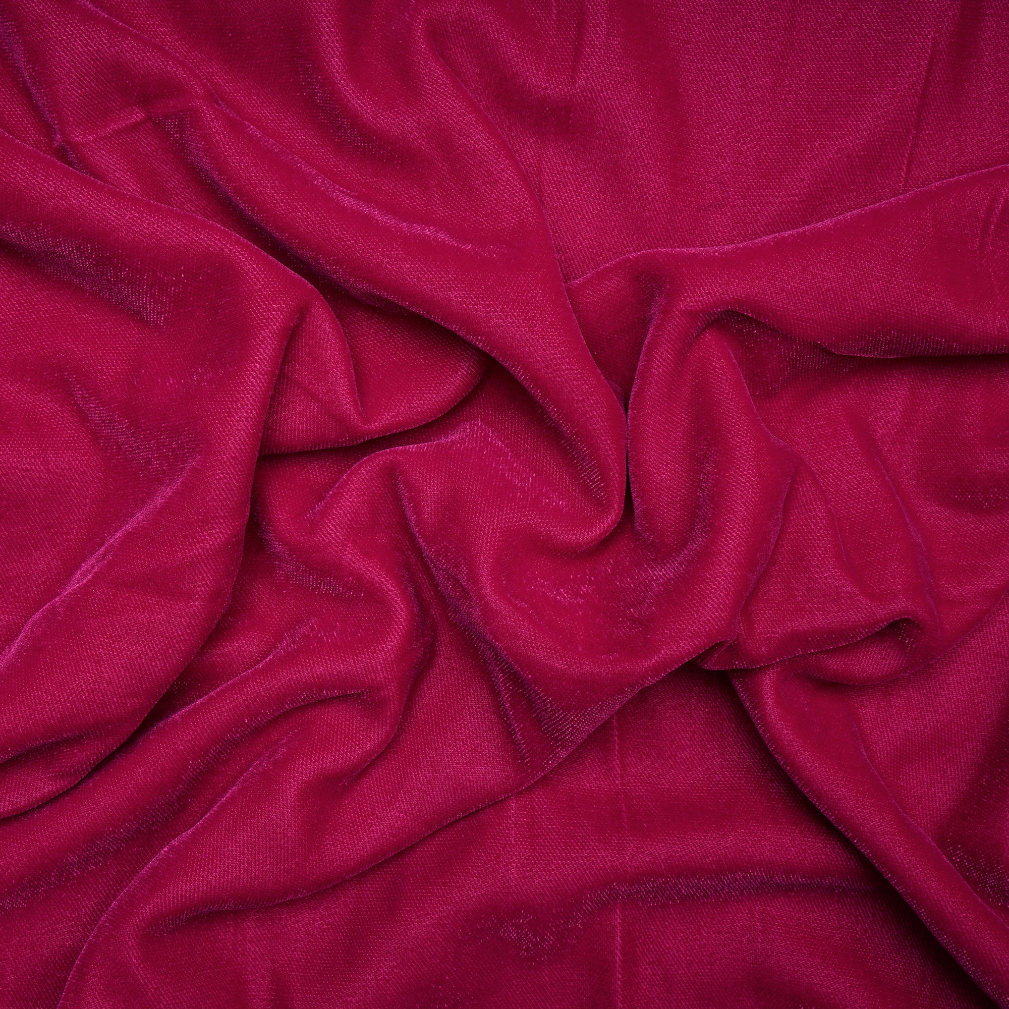 Fuchsia Pink Color Micro Velvet Fabric