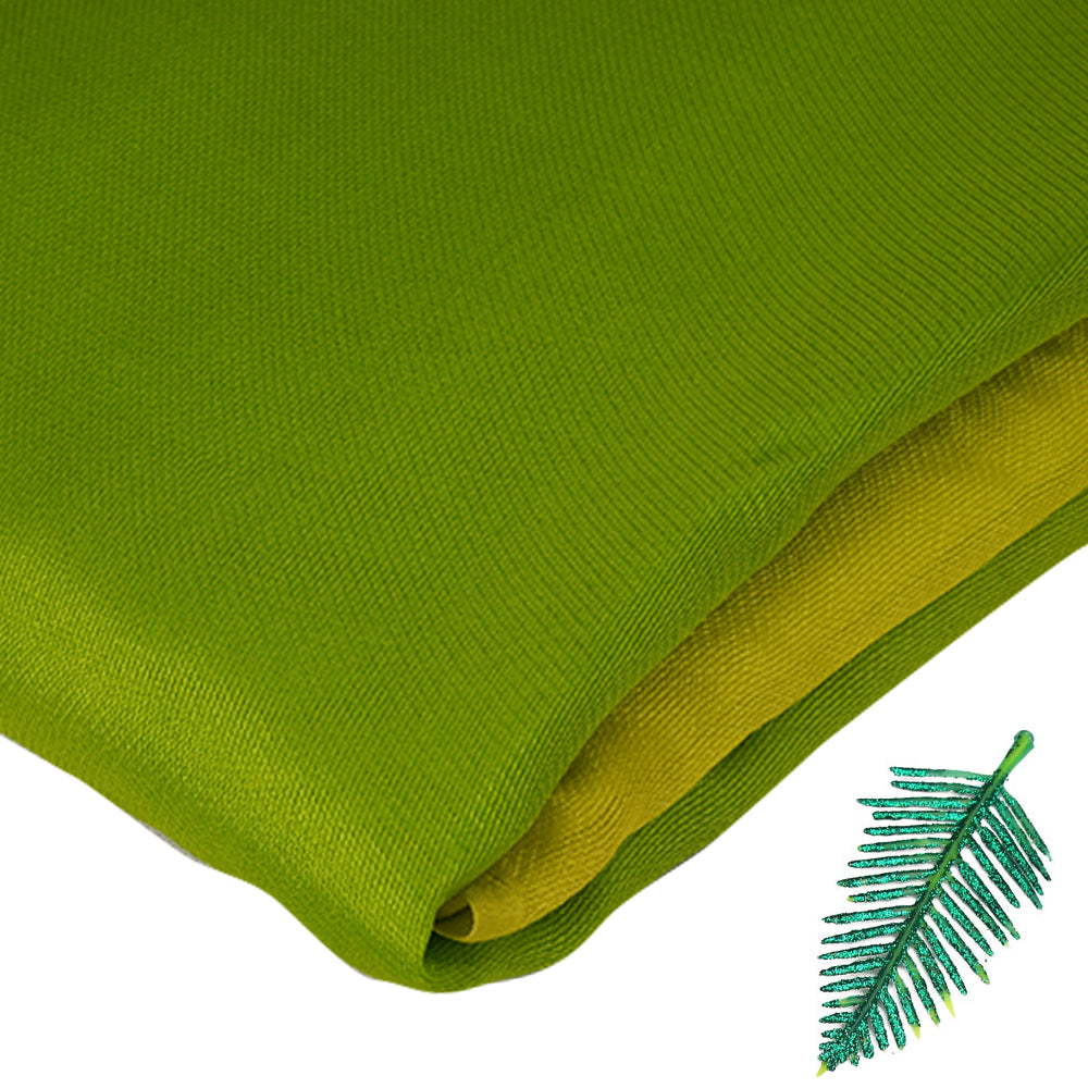 Green Color Ombre Dyed Georgette Dobby Fabric