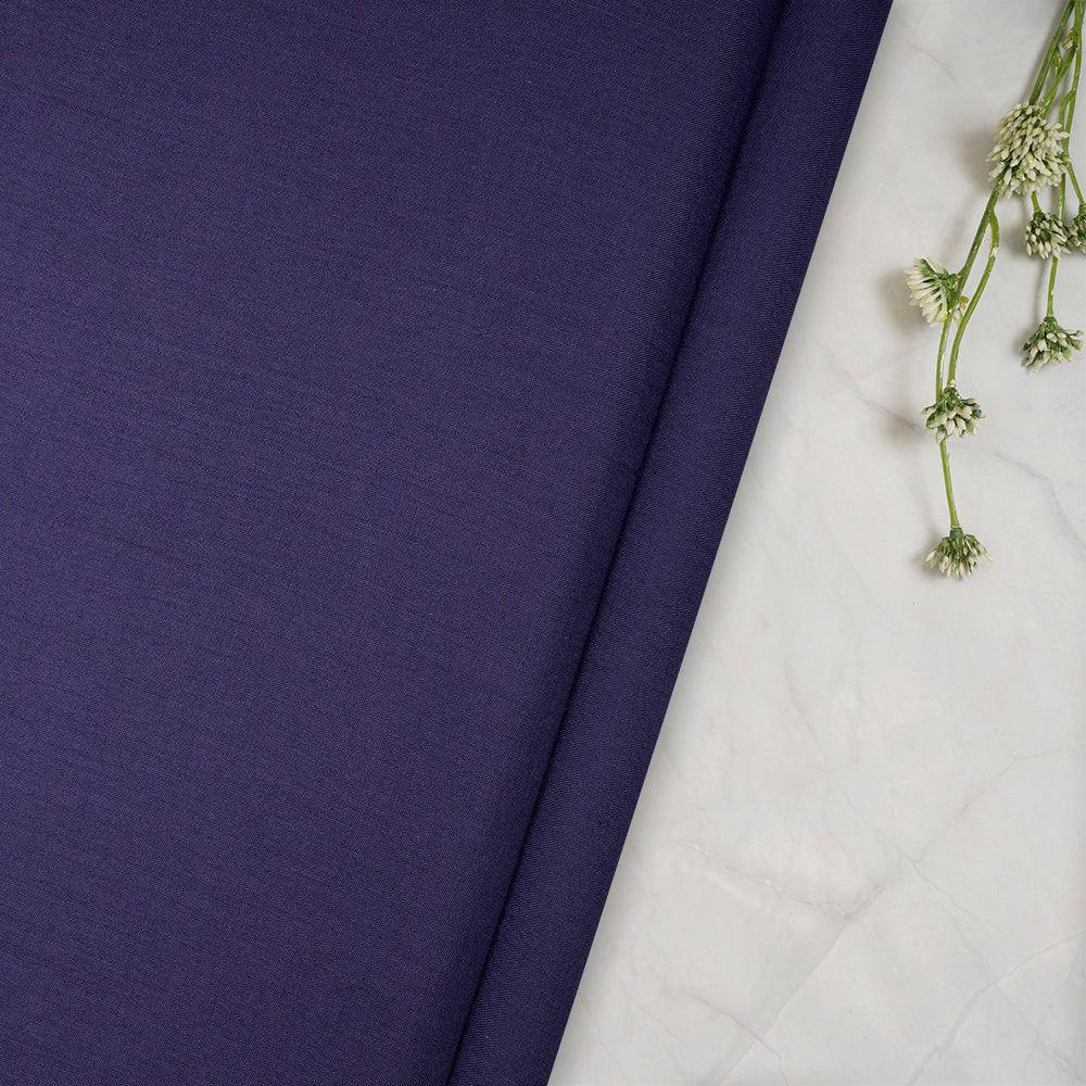 Navy Color Cheese Cotton Fabric