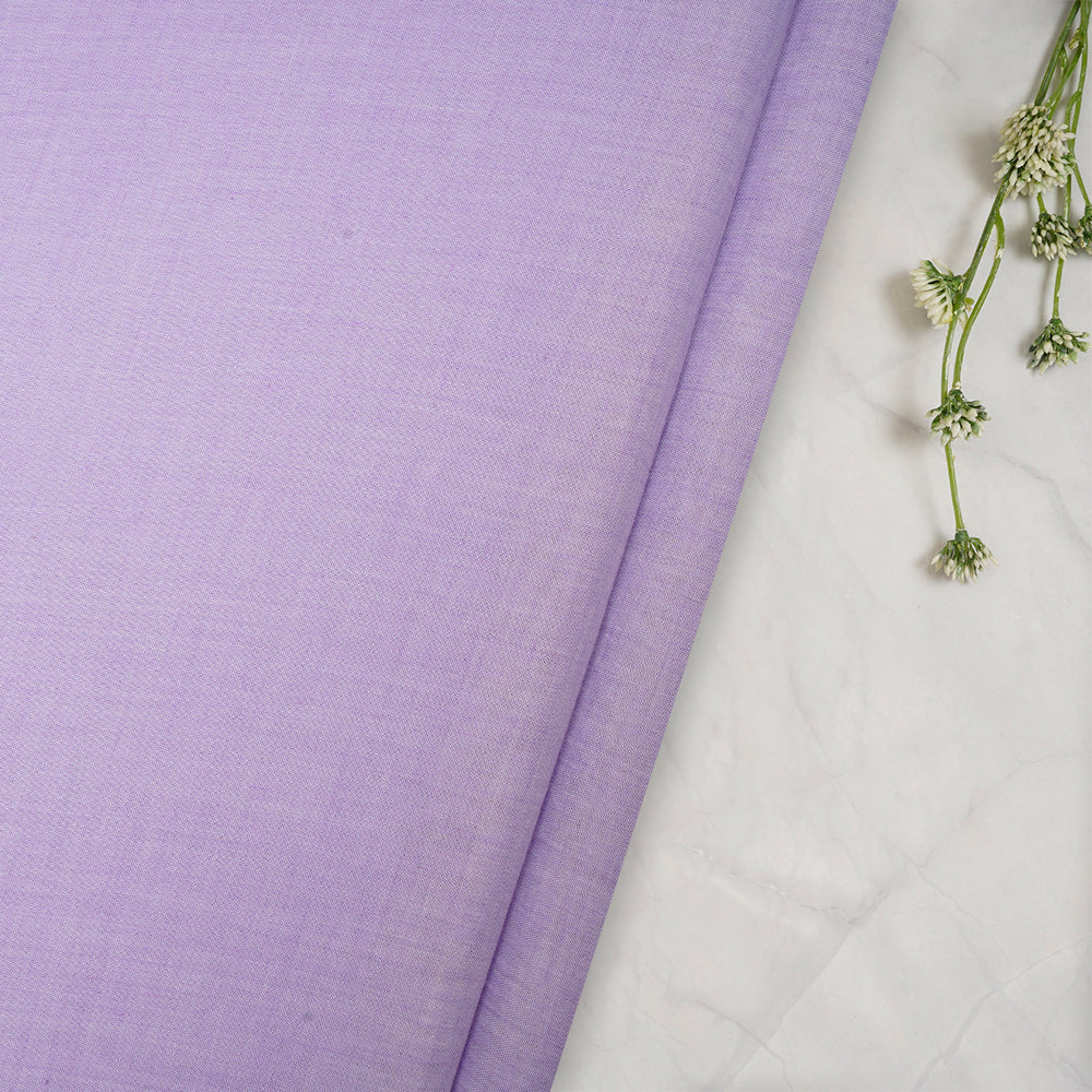 Light Lavender Color Cheese Cotton Fabric