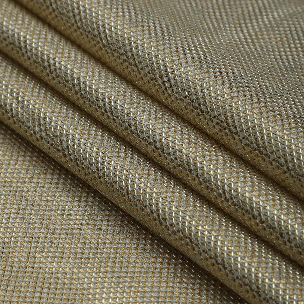 Golden Color Nylon Fancy Glitter Fabric