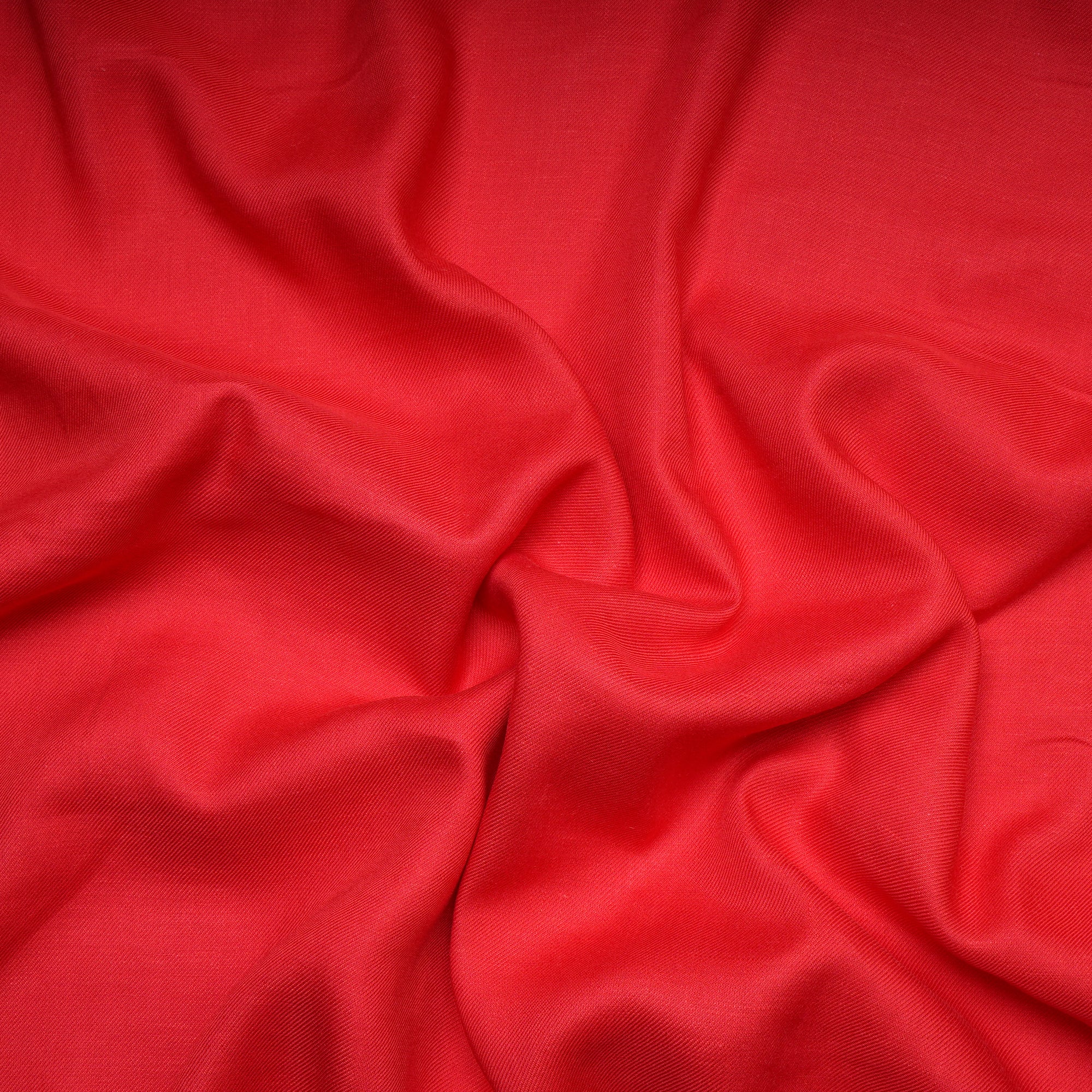 Red Color Modal Linen Fabric