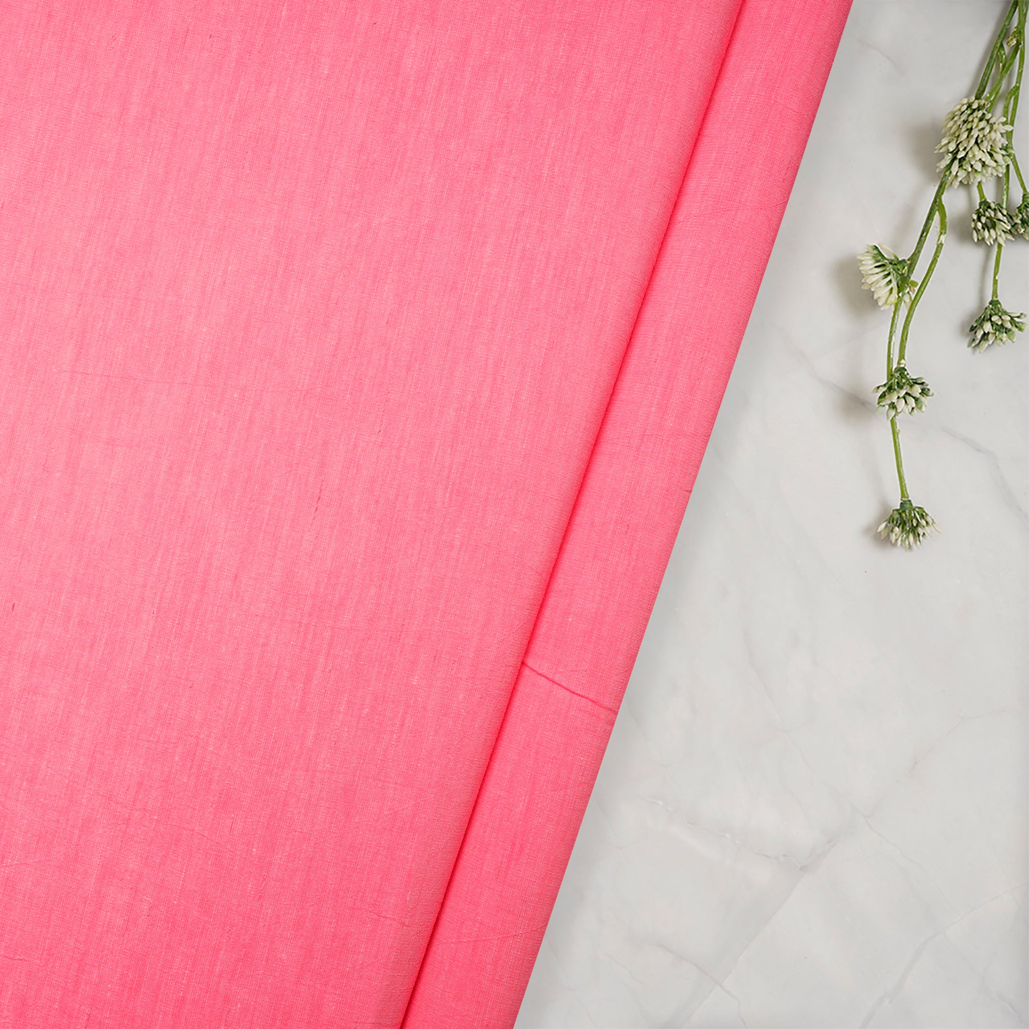 Light Pink Color Remi Satin Fabric