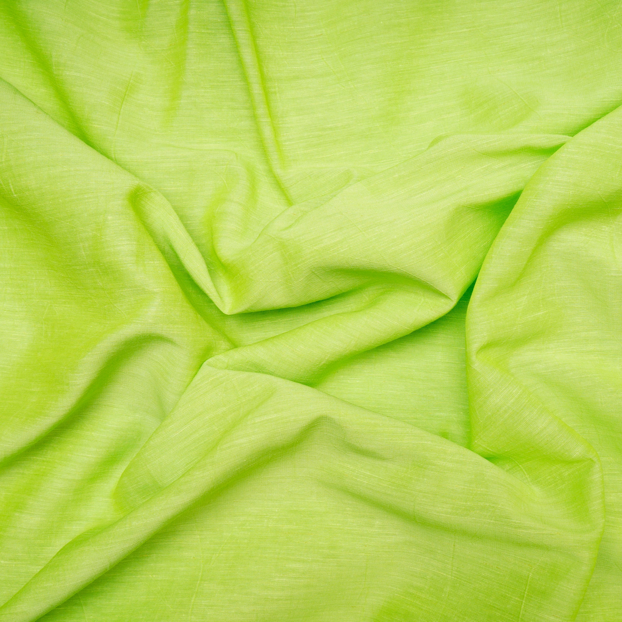 Light Green Color Remi Satin Fabric