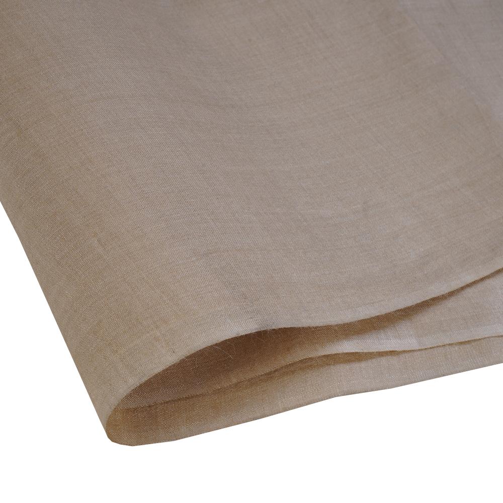 Ecru Color Muga Silk Dyeable Fabric