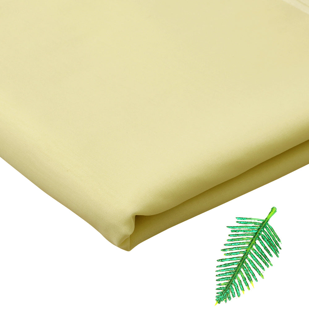 Light Yellow Color Mill Dyed High Twist 2x2 Cotton Voile Fabric