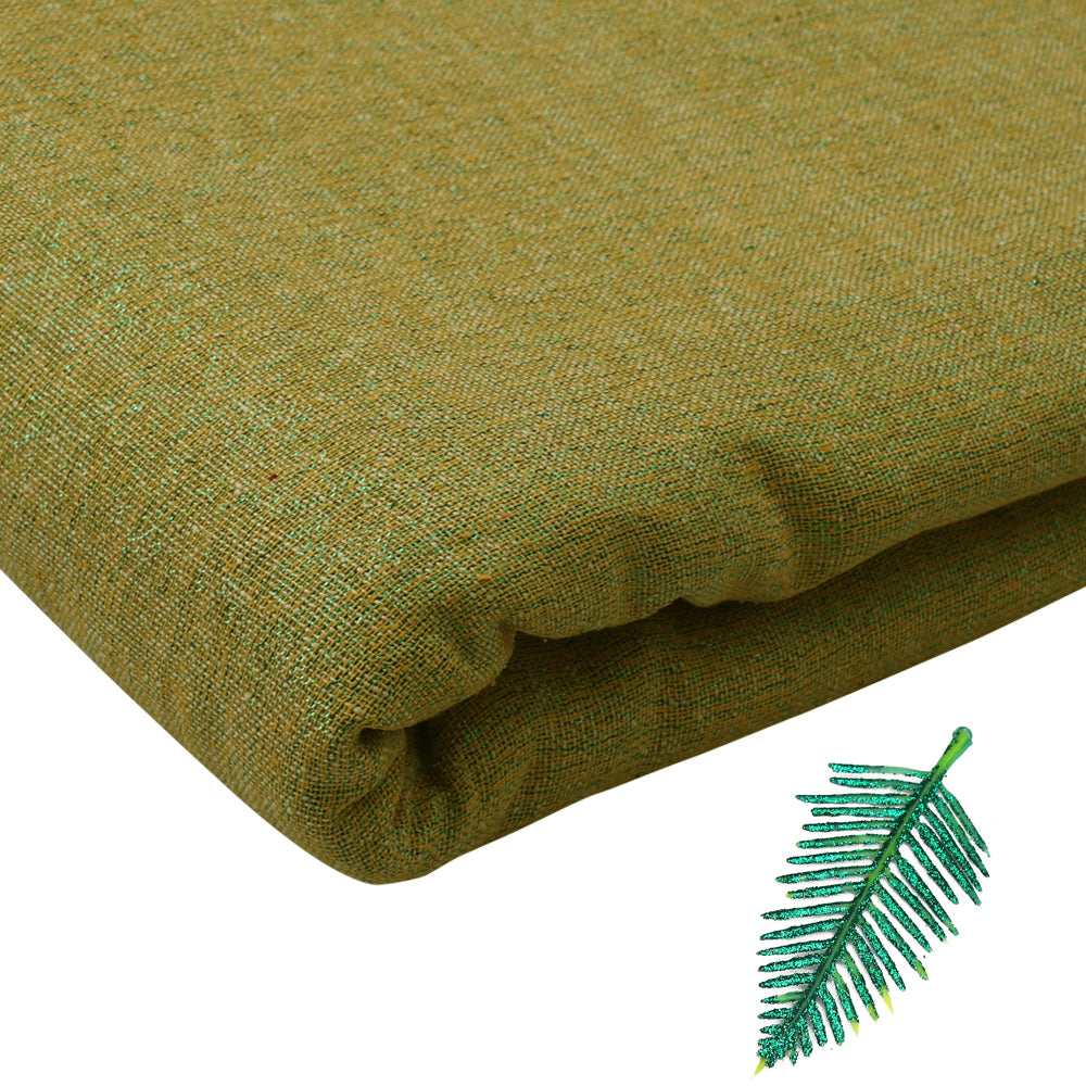 Yellow Color Noile Linen Fabric
