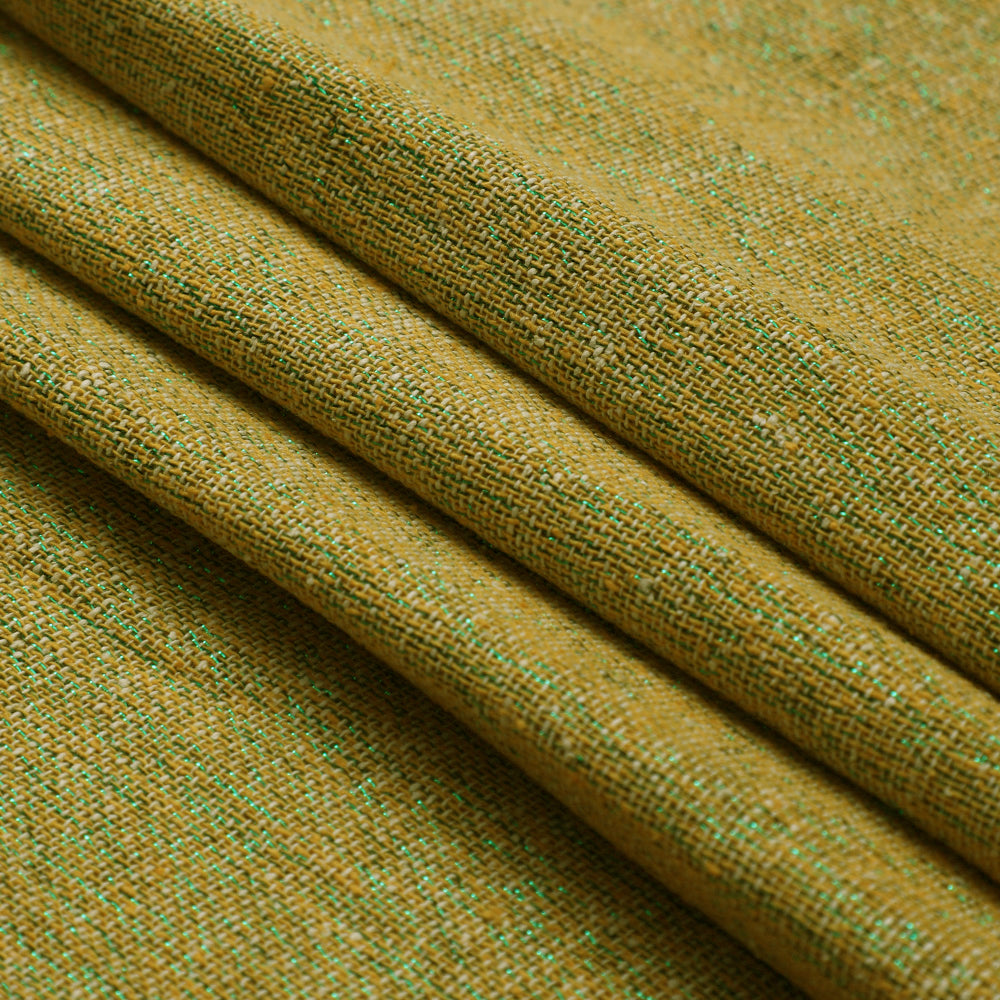 Yellow Color Noile Linen Fabric