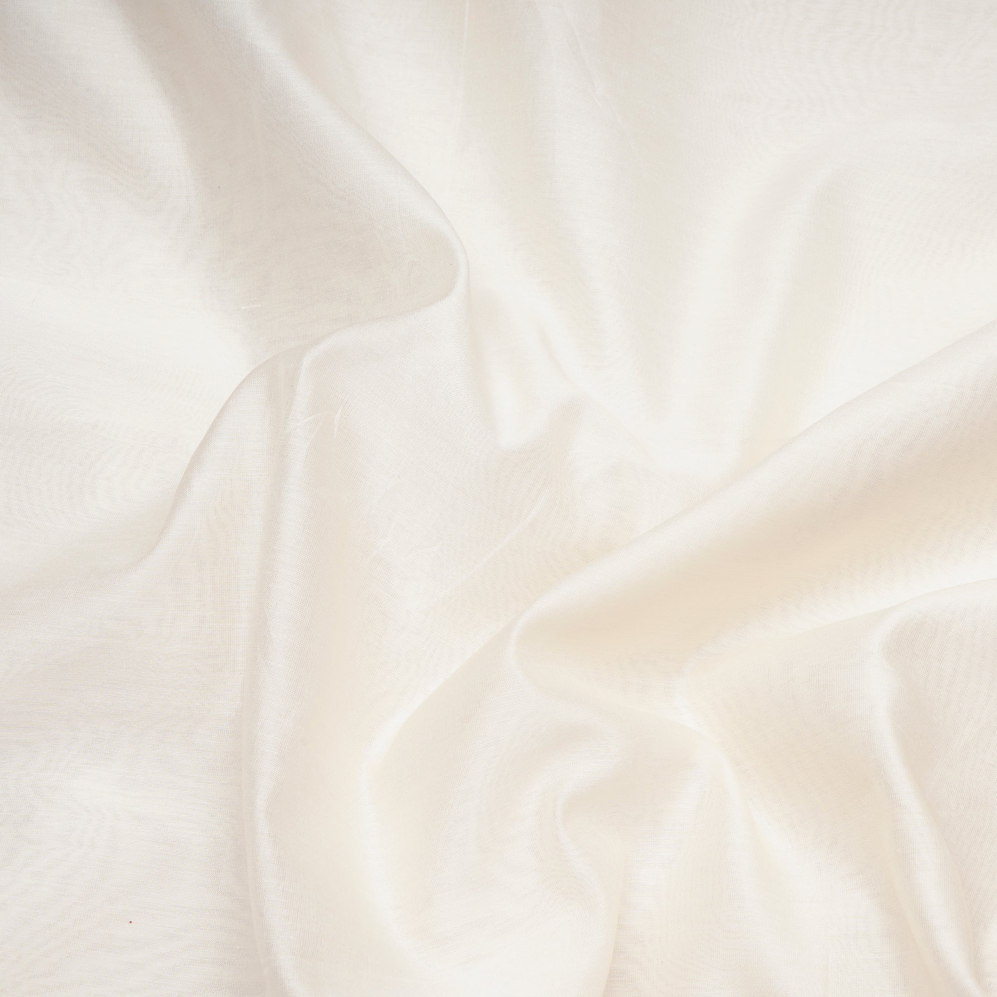 Off White Color 60 GLM Chanderi Silk Dyeable Fabric