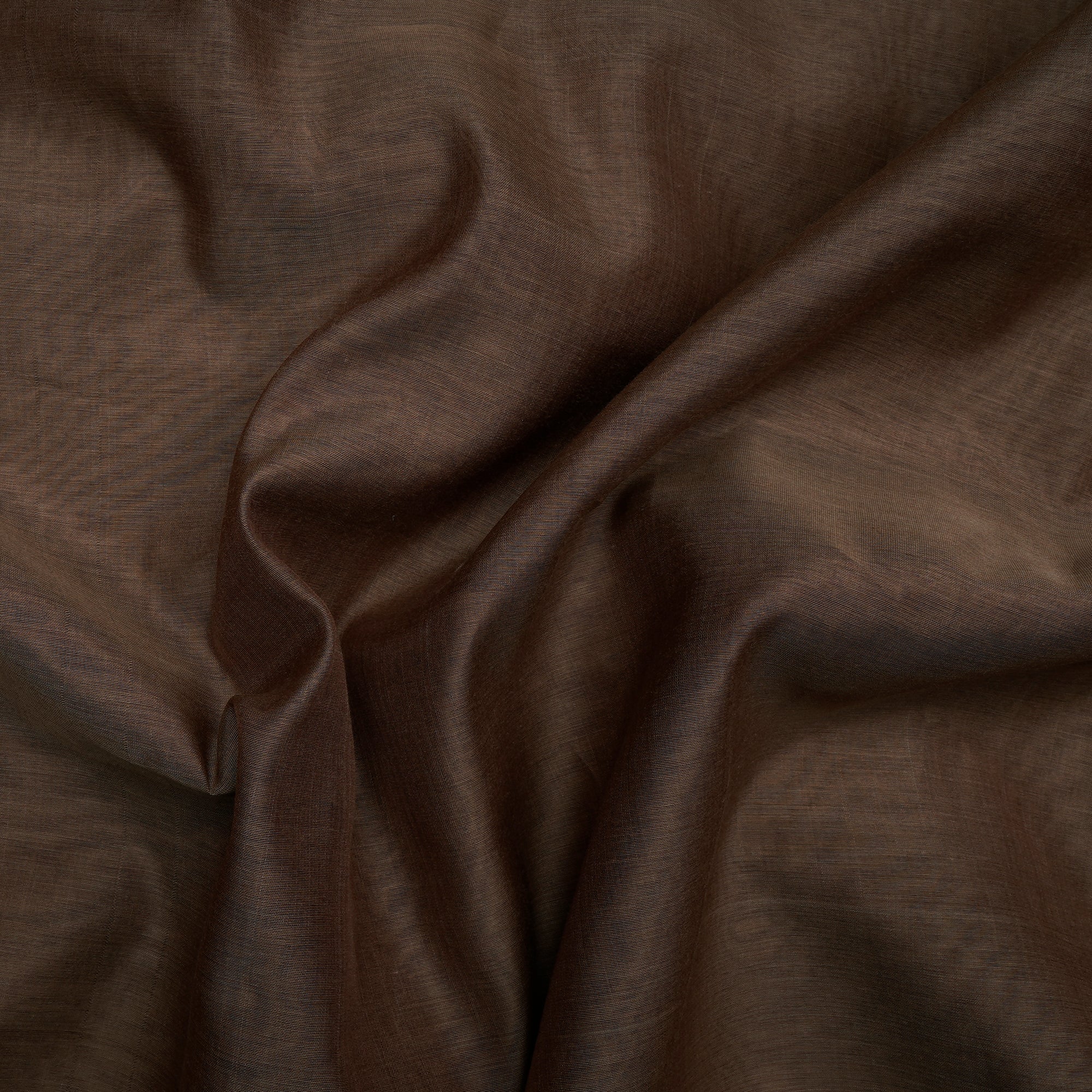 Brown Color Piece Dyed Fine Chanderi Fabric