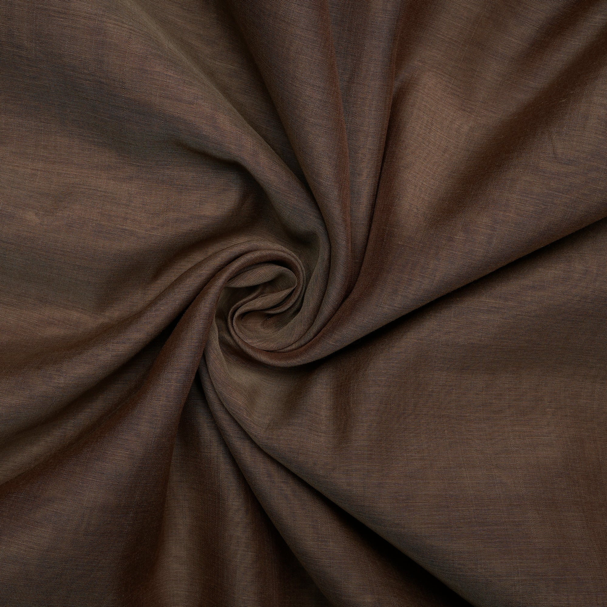 Brown Color Piece Dyed Fine Chanderi Fabric