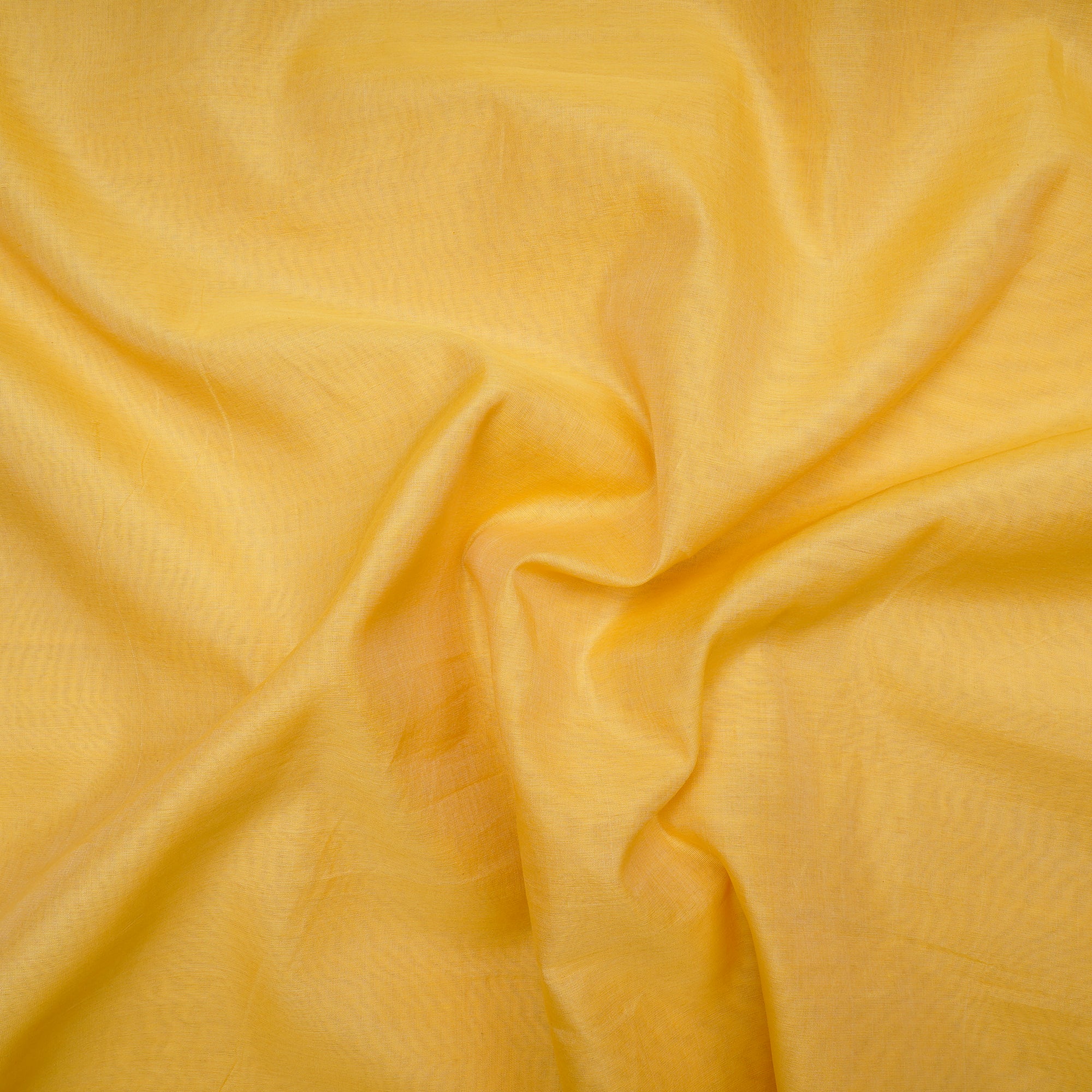 Yellow Color Piece Dyed Fine Chanderi Fabric