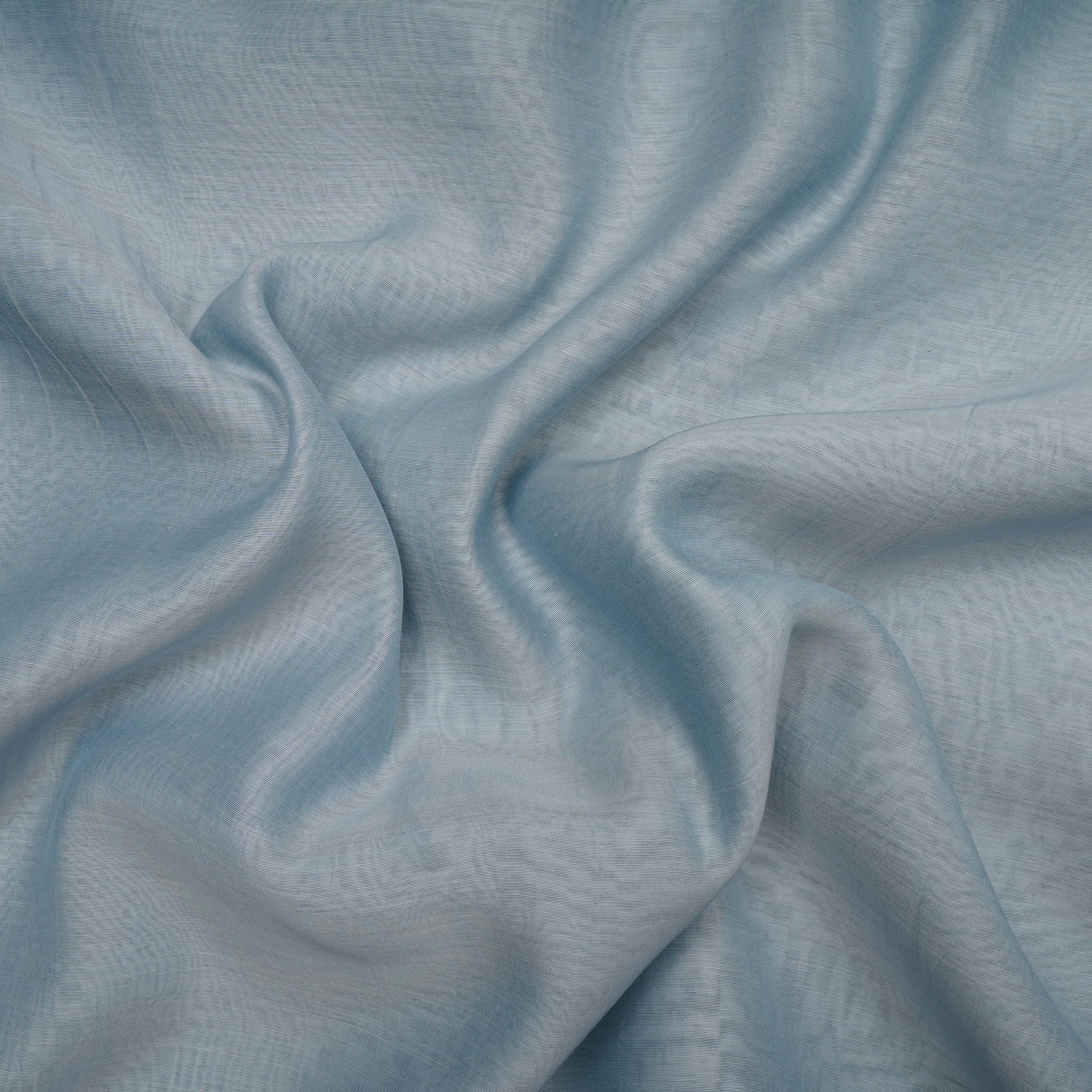 Cloud Grey Color Piece Dyed Fine Chanderi Fabric