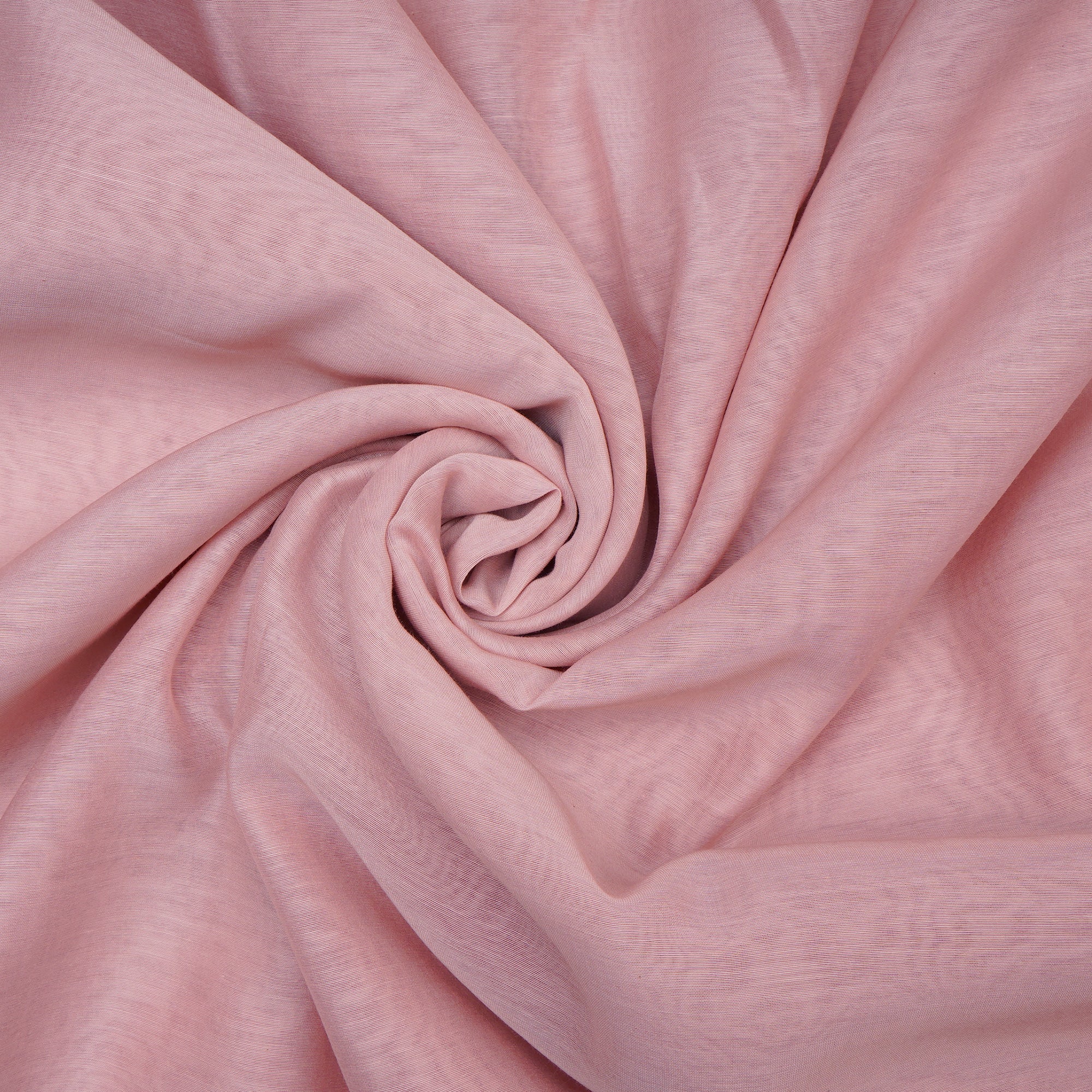 Blush Pink Color Pure Plain Fine Chanderi Fabric
