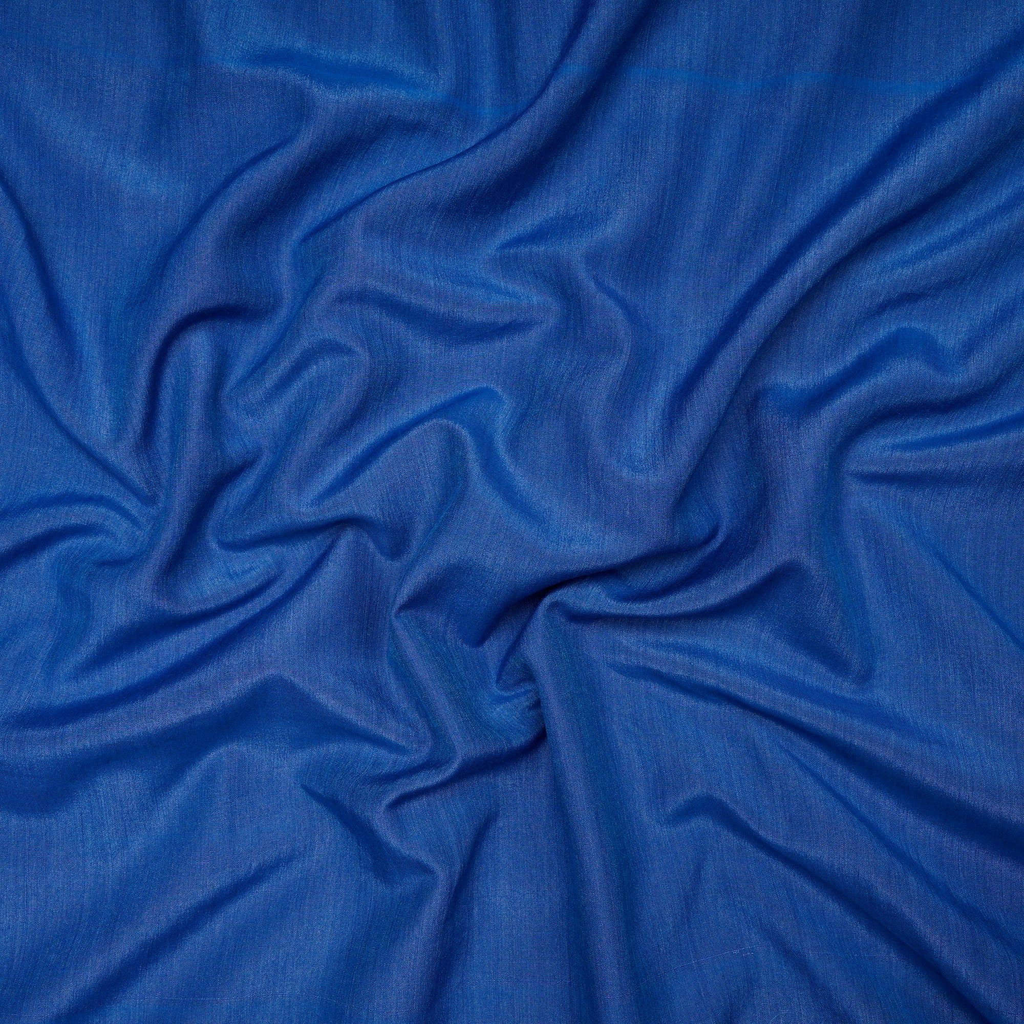 Campanula Piece Dyed Pure Tusser Chanderi Fabric