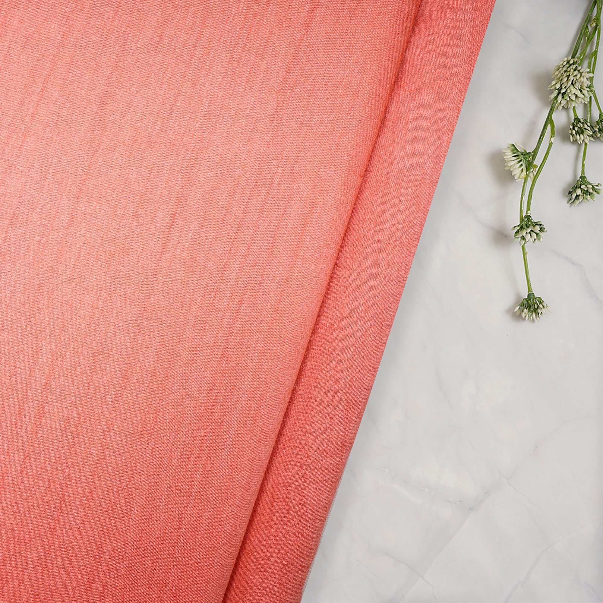 Bittersweet Color Muga Silk Fabric