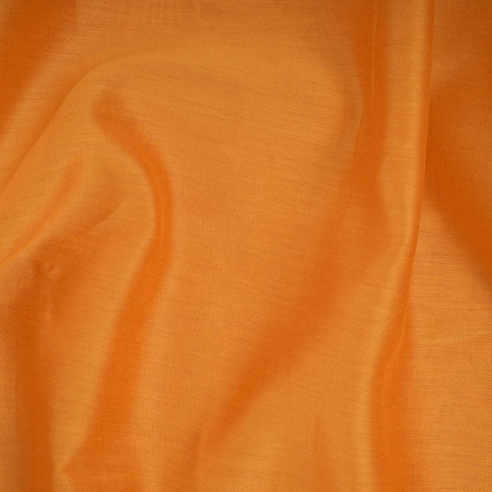 Mustard Color Piece Dyed Rapier Chanderi Fabric