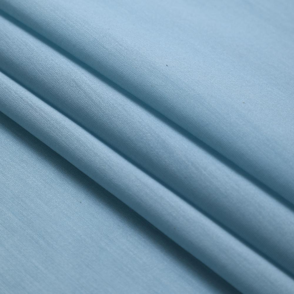 Ice Blue Color Piece Dyed Rapier Chanderi Fabric