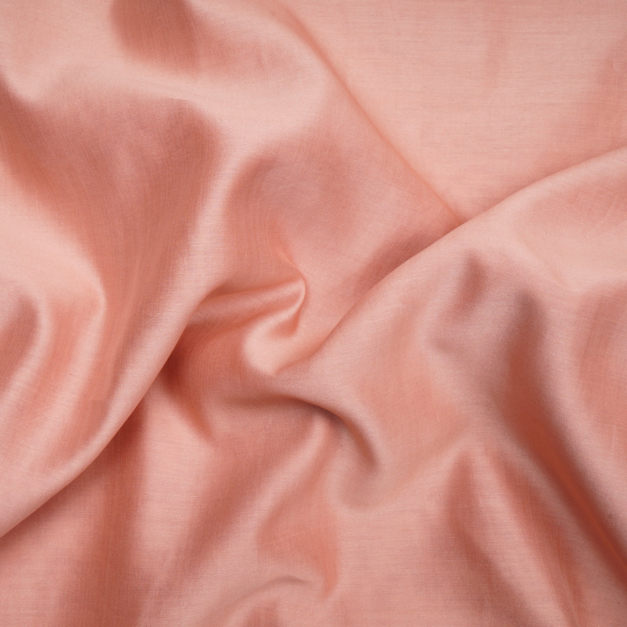 Blush Pink Piece Dyed Rapier Loom Pure Chanderi Fabric