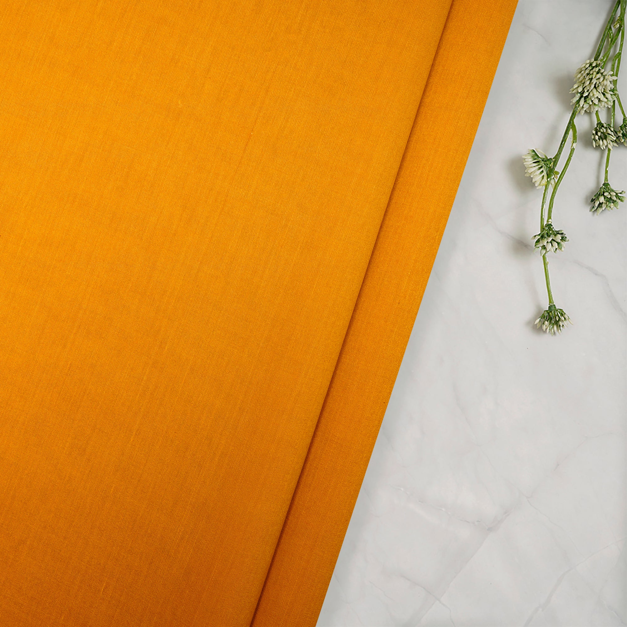 Fire Piece Dyed Rapier Loom Pure Chanderi Fabric