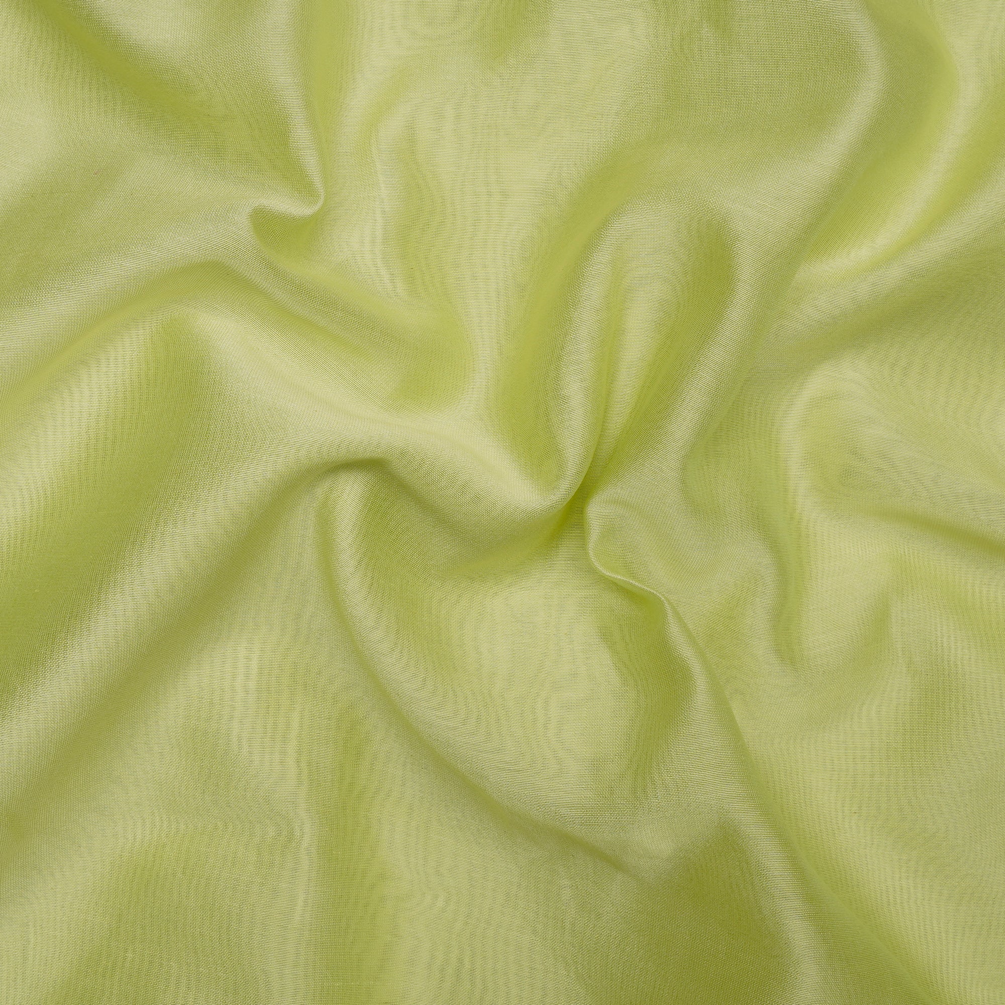 Daiquiri Green Piece Dyed Pure Chanderi Fabric