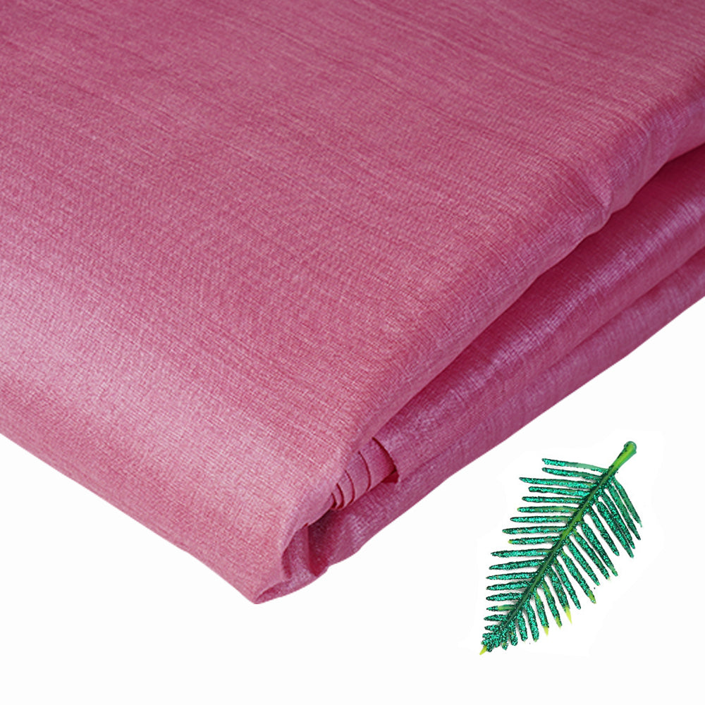 Light Pink Color Piece Dyed Handwoven Tussar Silk Fabric