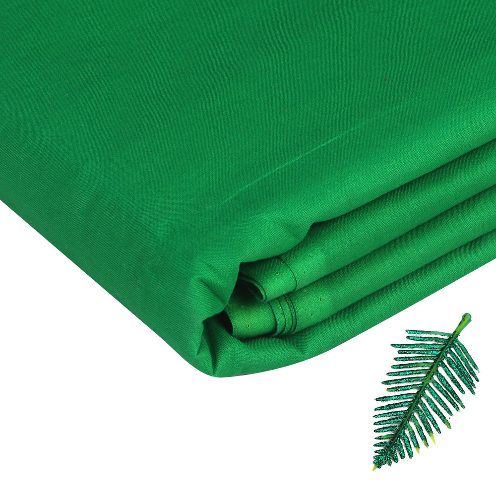 Green Color Cotton Voile Fabric