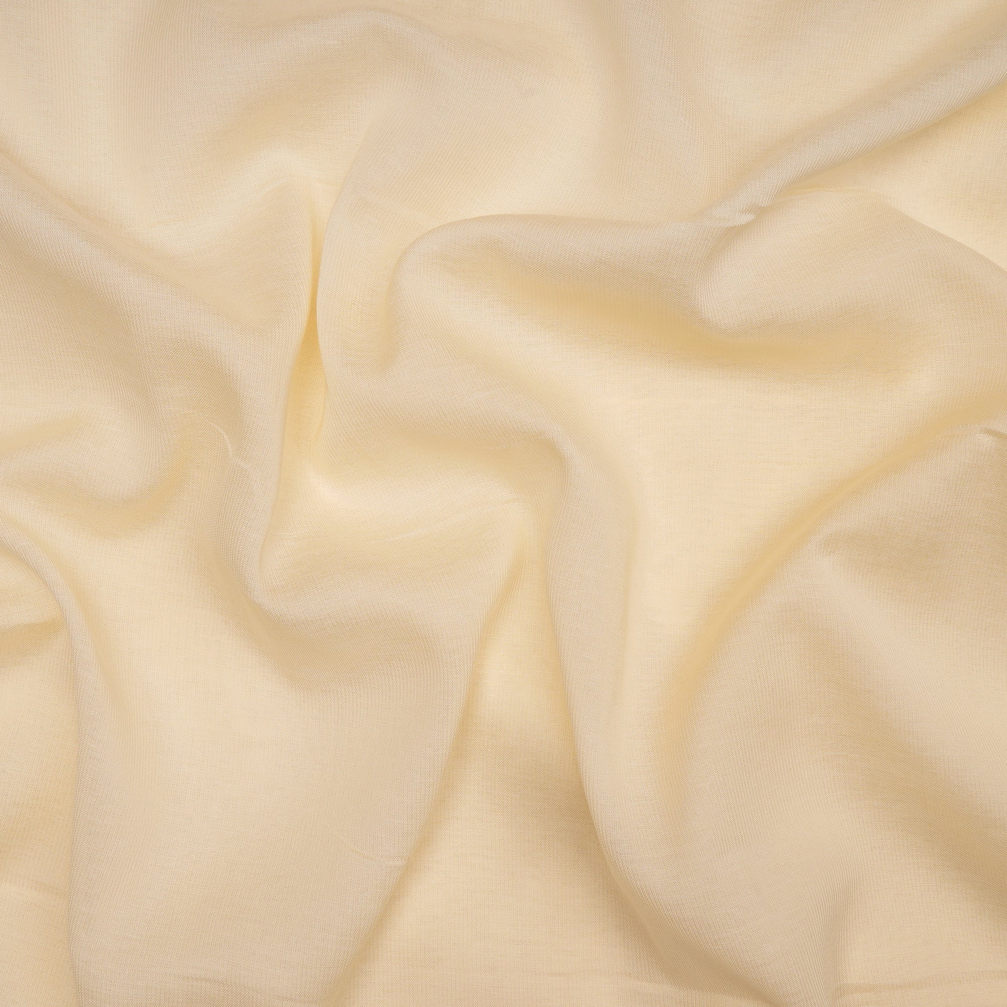 Beige Plain Viscose Terry Voile Fabric