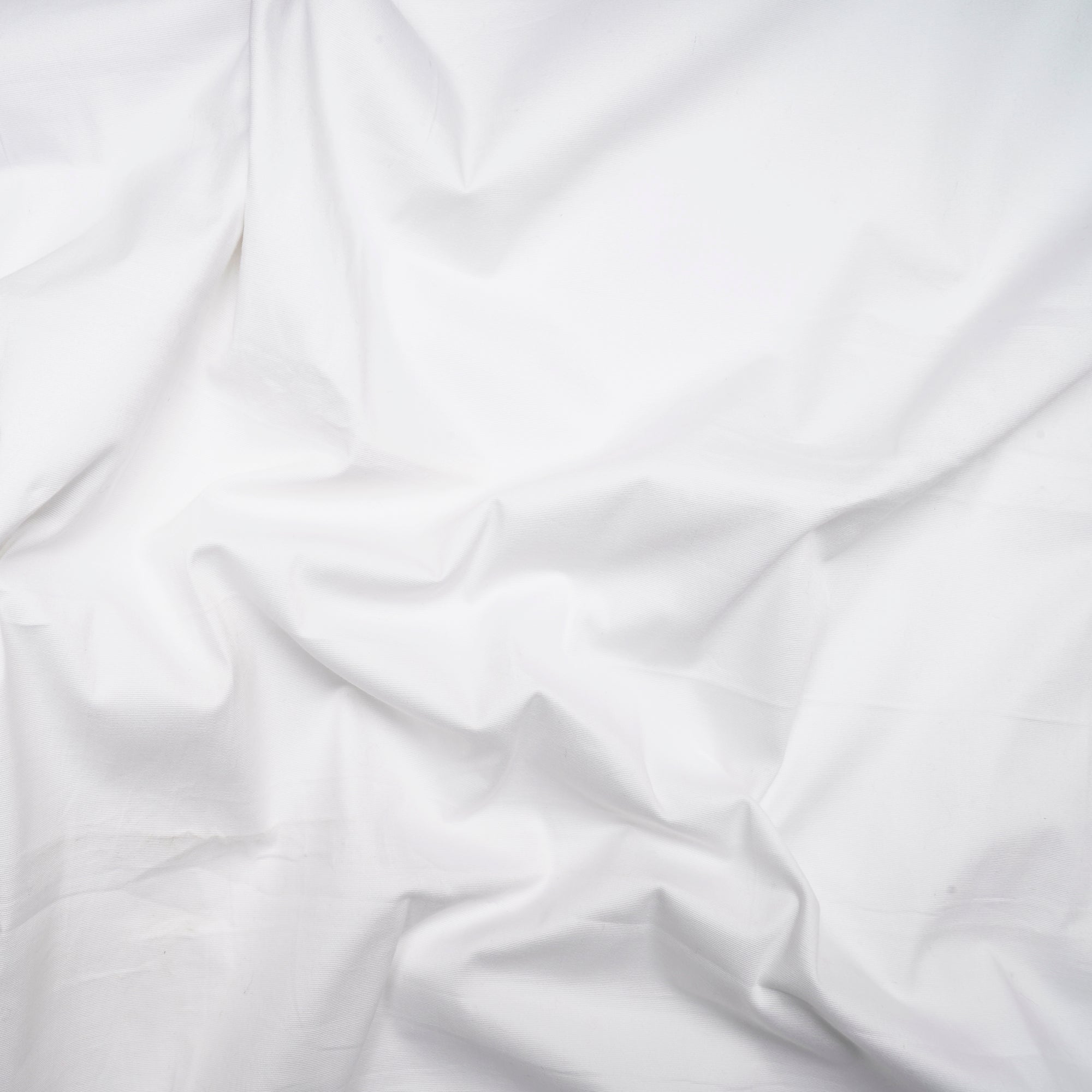 White Color Cotton Lycra Dyeable Fabric
