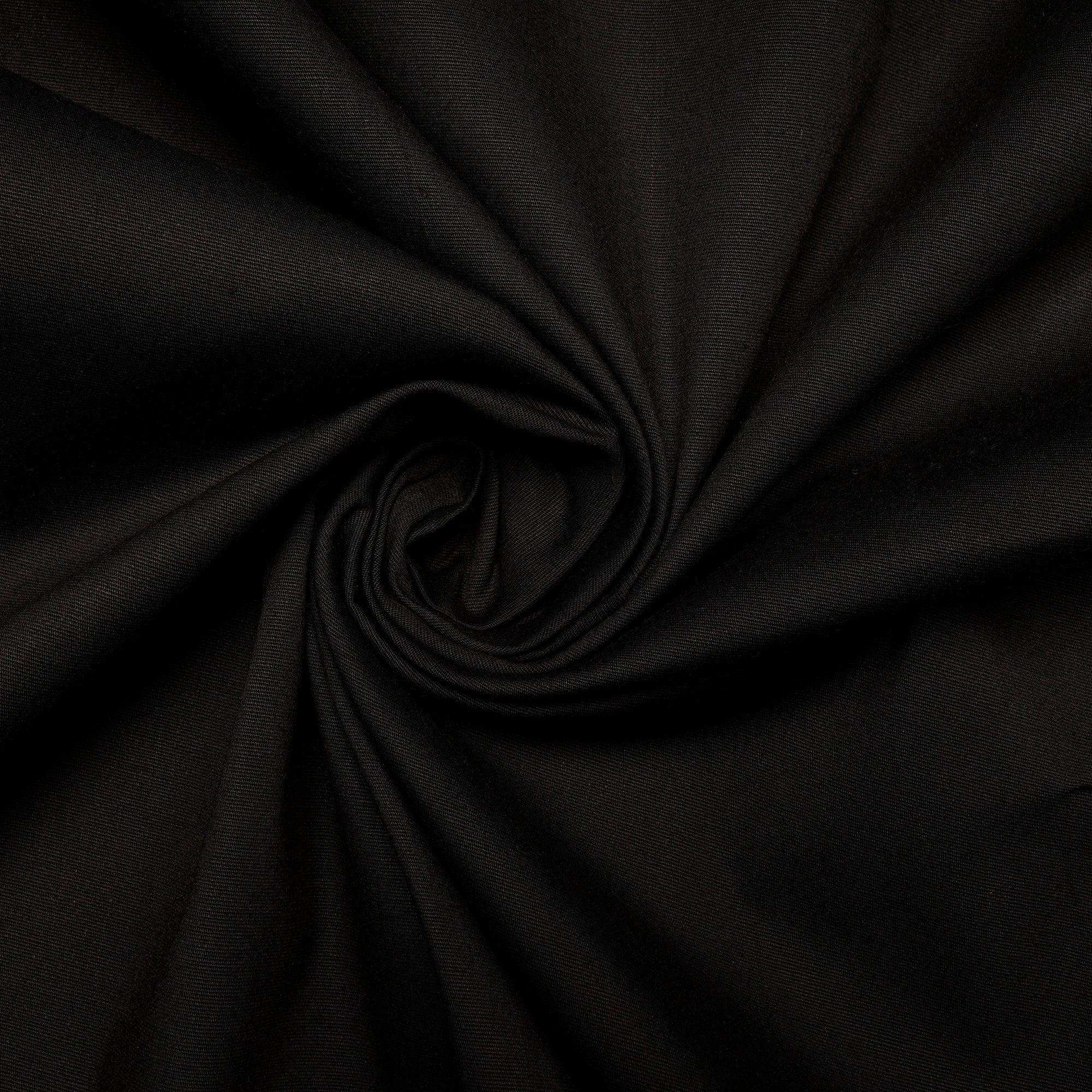 Black Mill Dyed Cotton Lycra Fabric