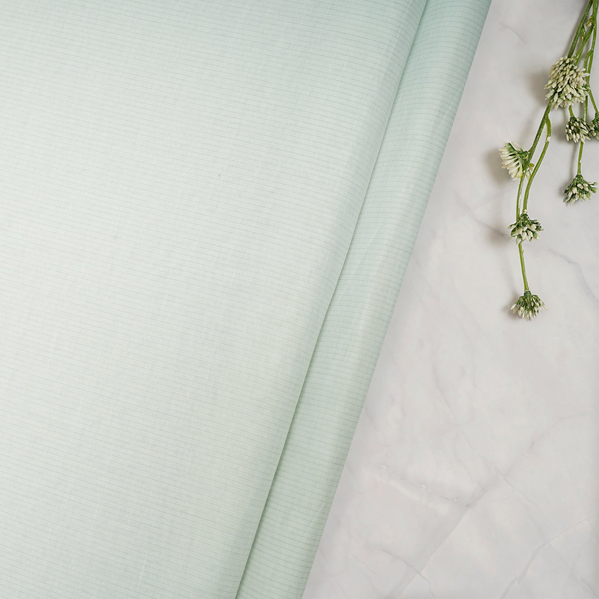 Off White Color Cotton Voile Fabric