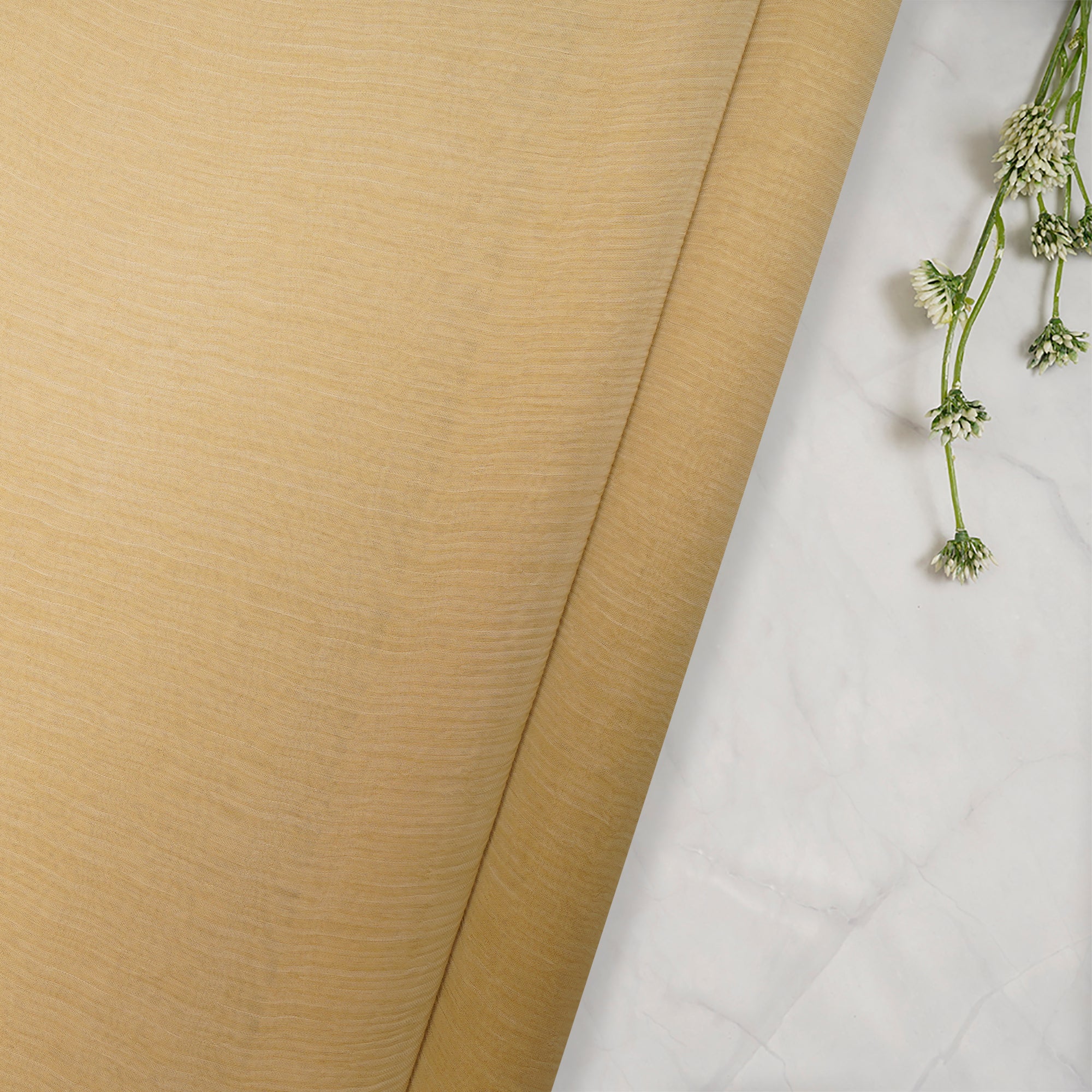 Blond Color Bemberg Chiffon Fabric