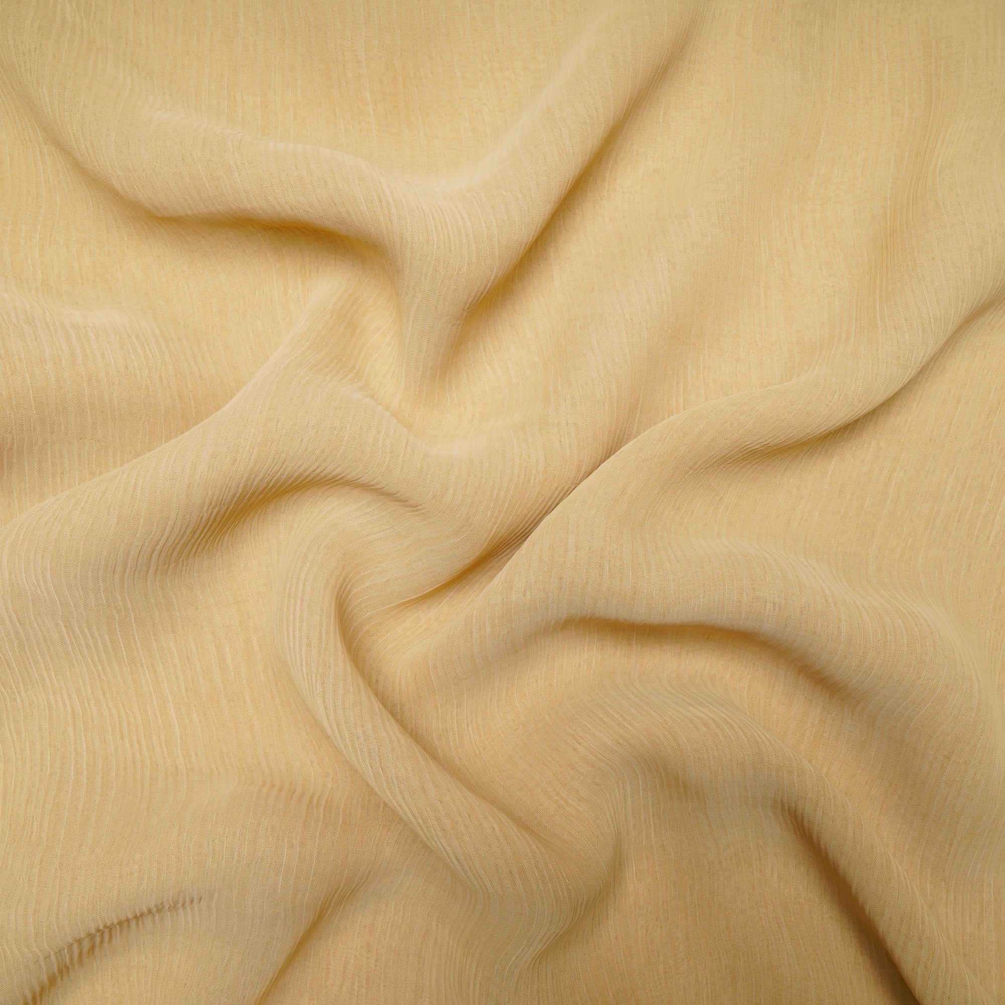 Blond Color Bemberg Chiffon Fabric