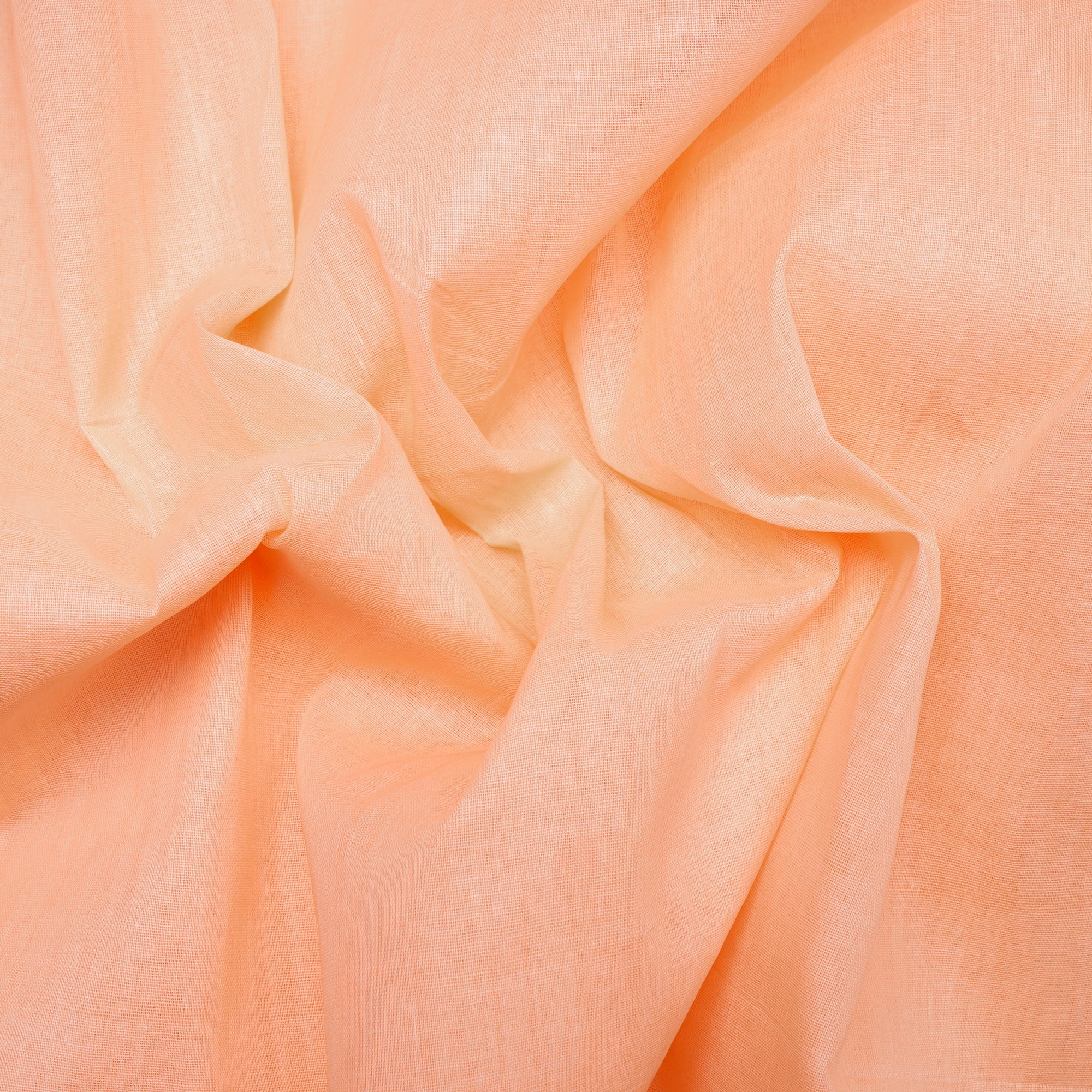 Grandis Orange Color Cotton Organdy Fabric