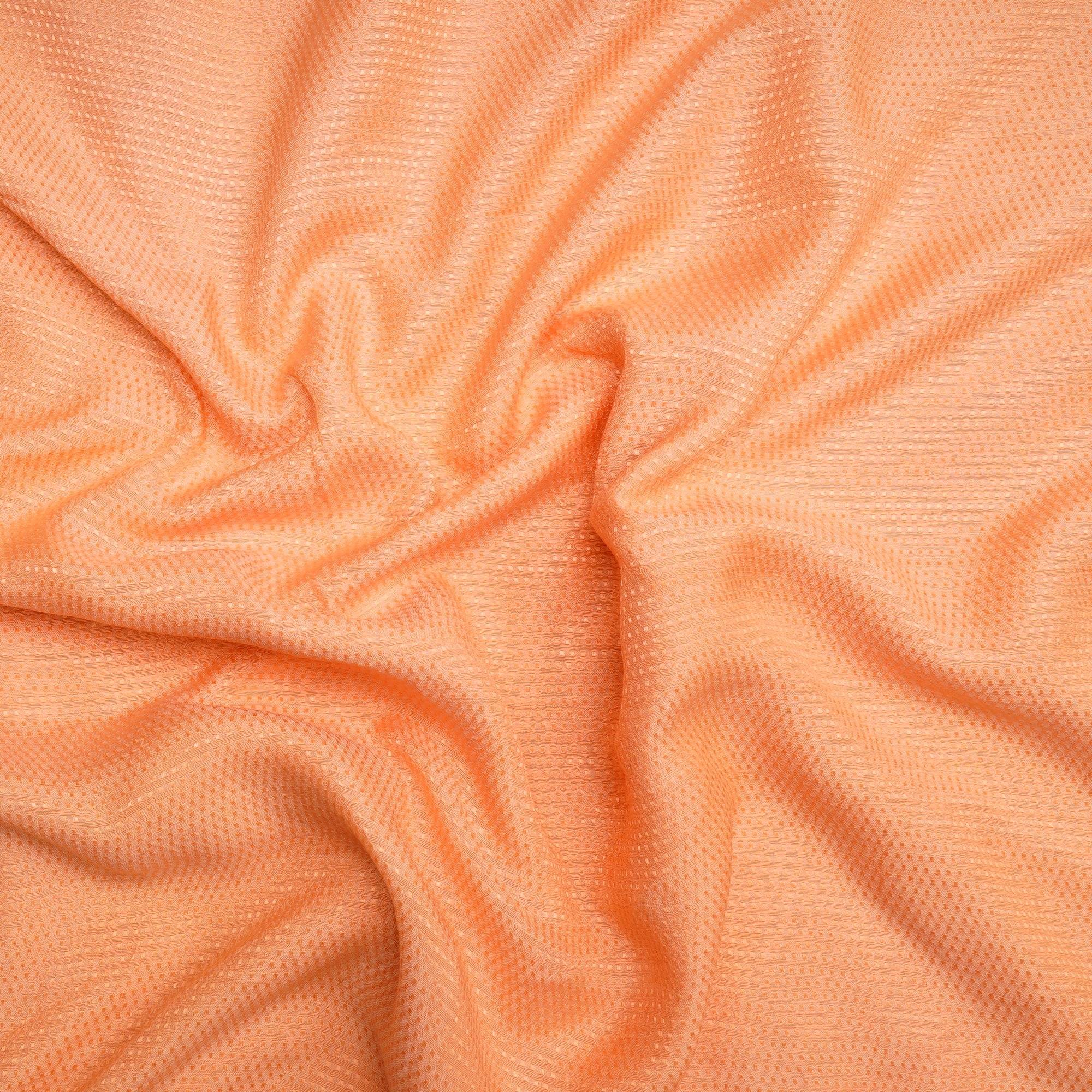 Peach Puff Color Bemberg Dobby Fabric