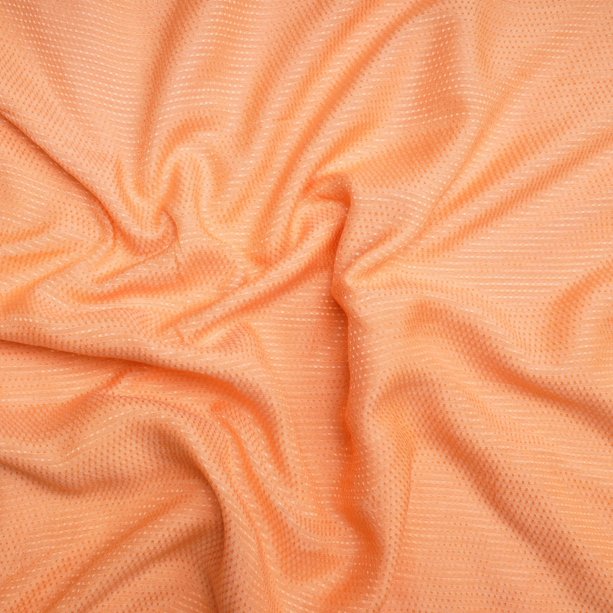 Peach Puff Color Bemberg Dobby Fabric