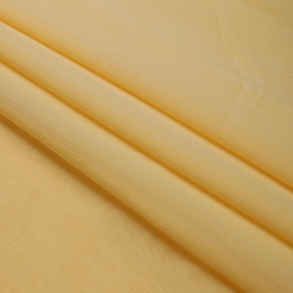 Light Golden Color Piece Dyed Viscose Georgette Fabric