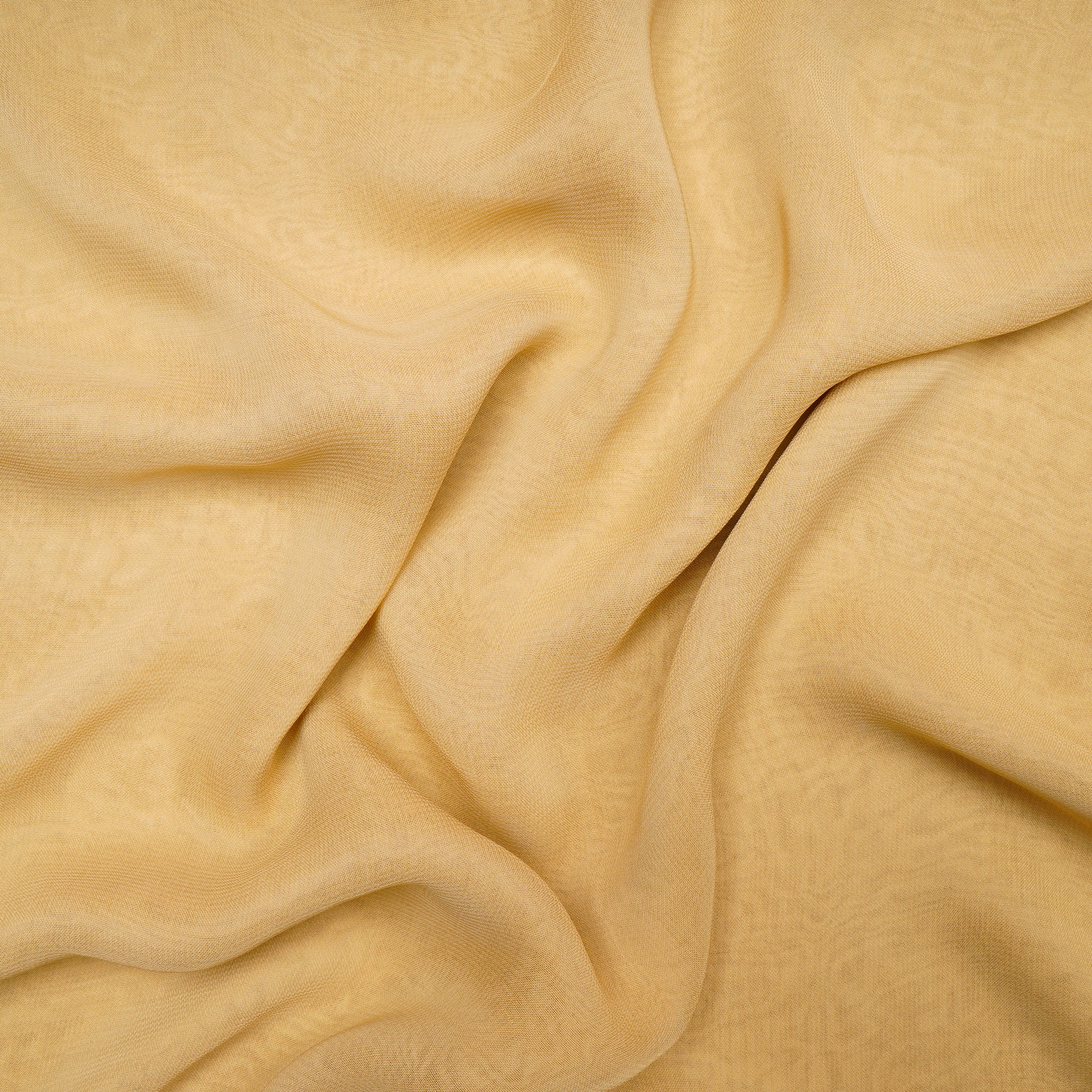 Almond Buff Piece Dyed Viscose Georgette Fabric